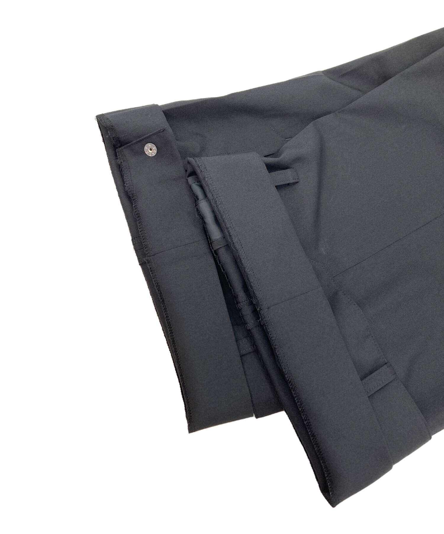 中古・古着通販】Tamme (タム) CWU-1/P WIDE SLACKS ブラック サイズ