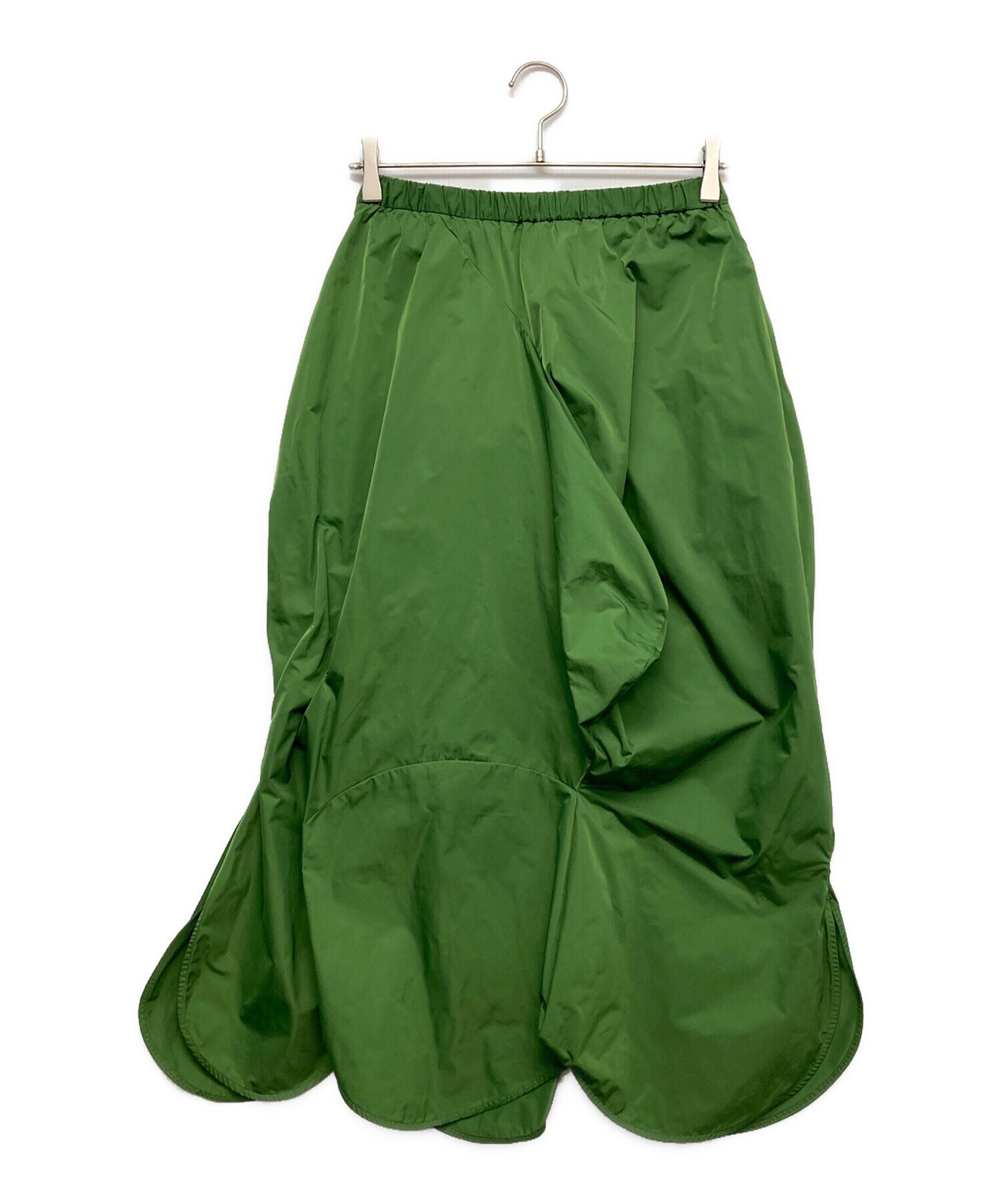 ENFOLD 即人気完売　カーキ　ダルマスカート　エンフォルド 中古・古着通販】ENFOLD (エンフォルド) FUNNY SKIRT グリーン サイズ