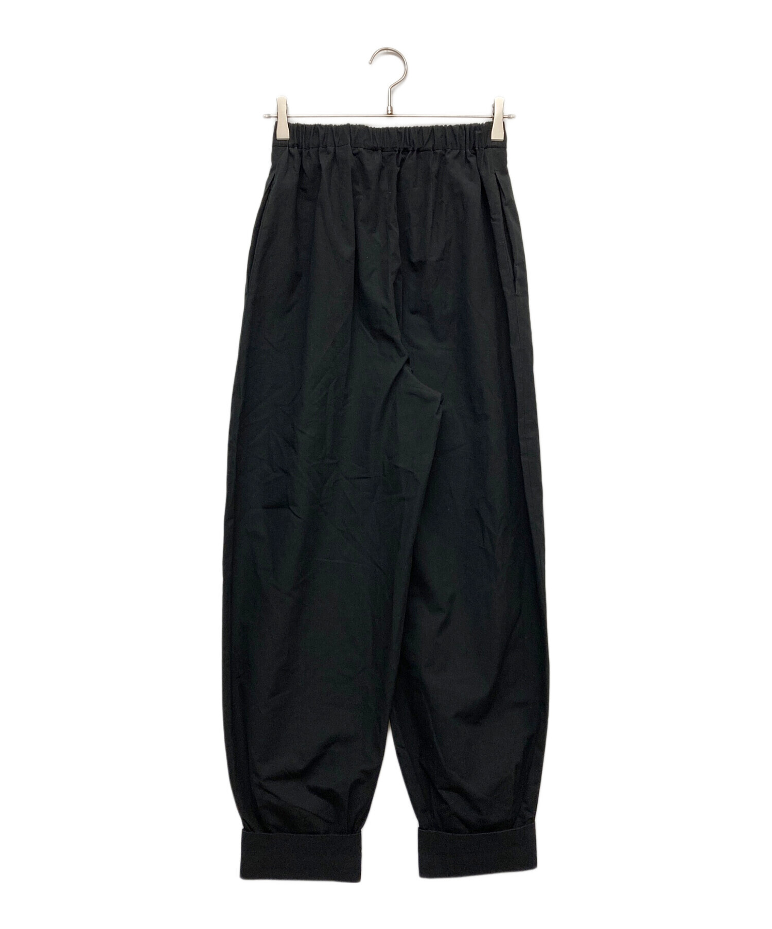 中古・古着通販】nagonstans (ナゴンスタンス) ROUND PANTS ブラック