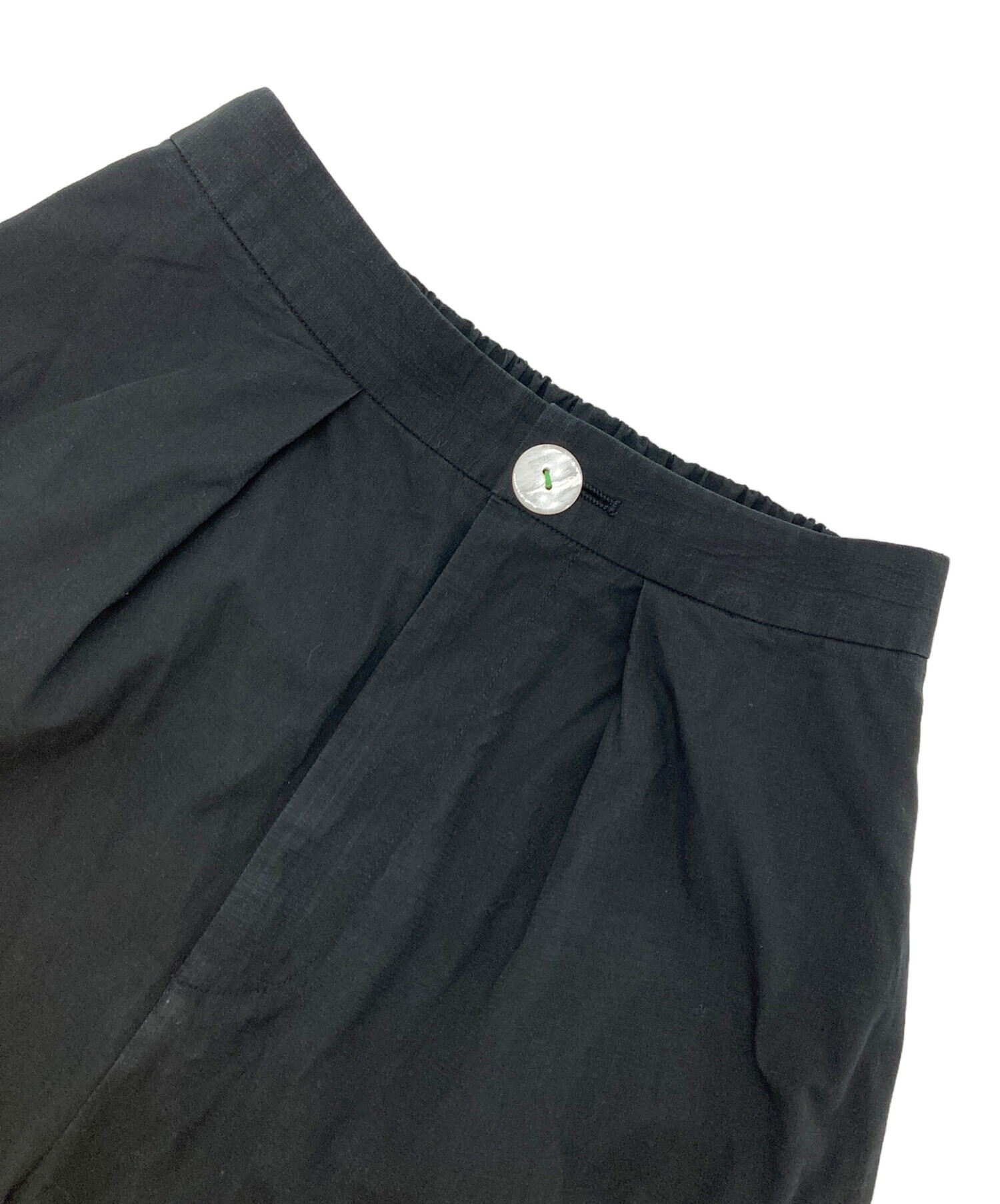 中古・古着通販】nagonstans (ナゴンスタンス) ROUND PANTS ブラック