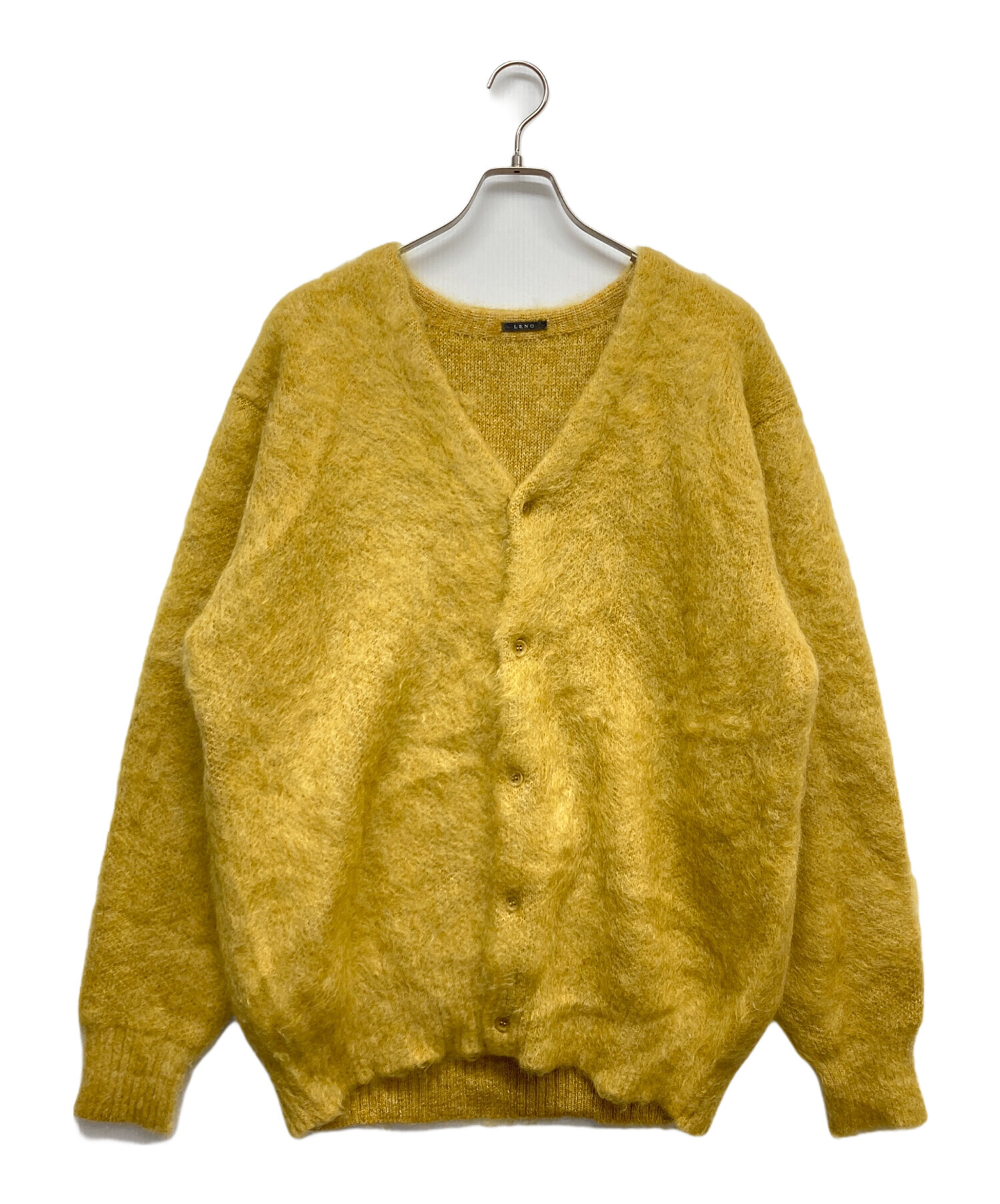 中古・古着通販】LENO (リノ) MOHAIR CARDIGAN イエロー サイズ:2 
