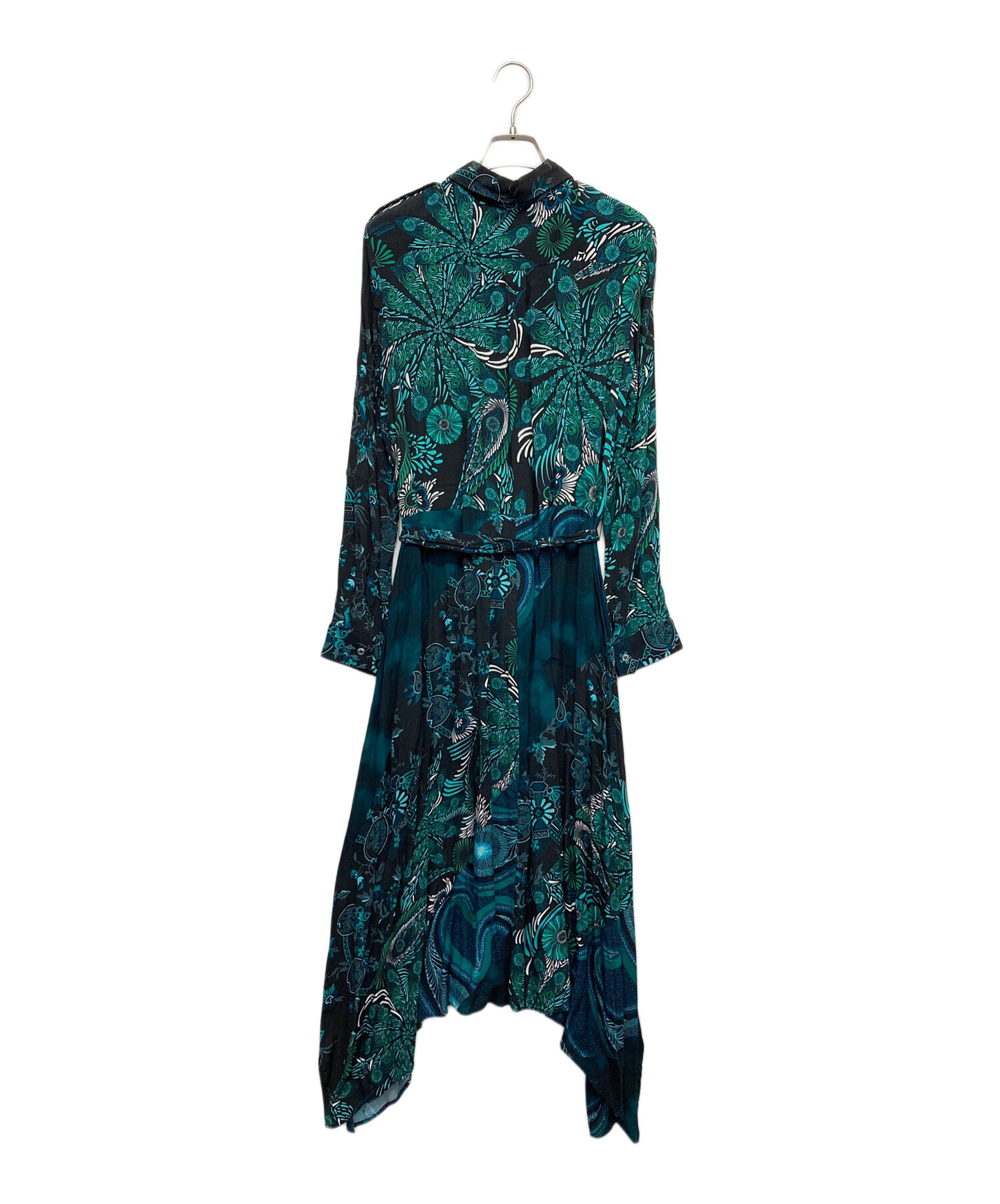 新品 デシグアル Desigual 長袖シャツワンピ ロングワンピ XL デシグアル Desigual ウィメンズ ワンピース長袖 FULL STUDIO