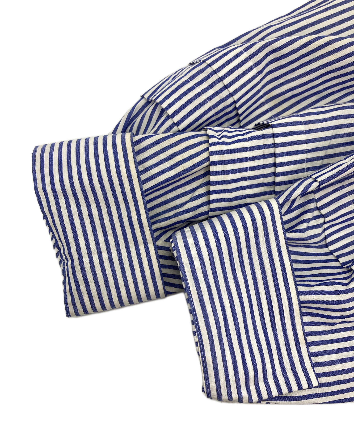 tibi ティビ ブラウス XS 紺 【古着】【中古】【送料無料】 中古・古着通販】INDIVI (インディヴィ) タックデザインブラウス