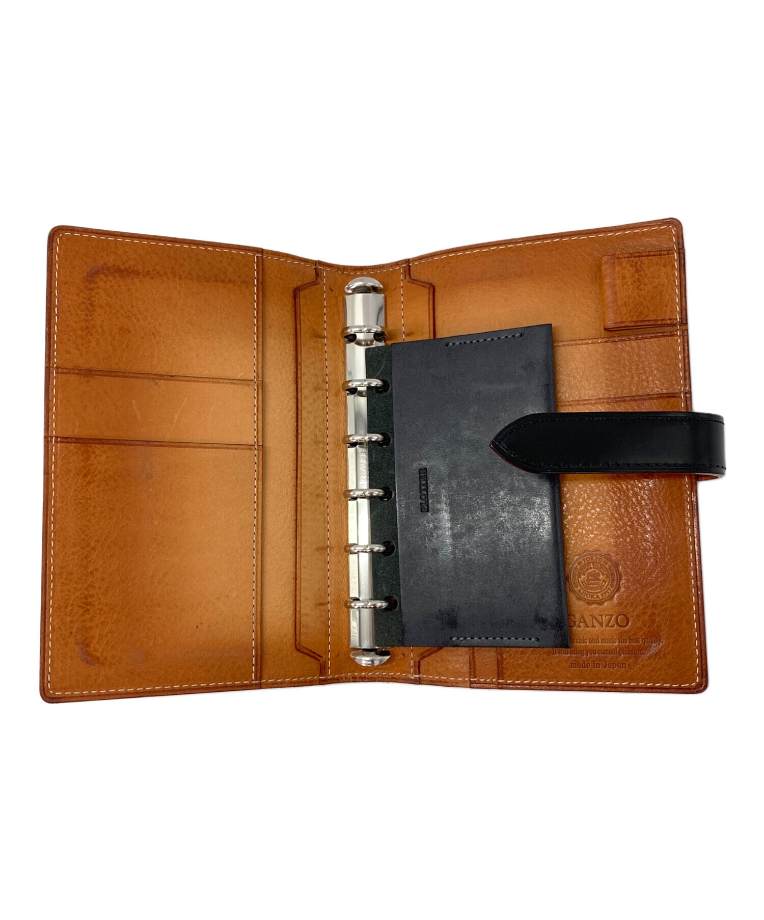 中古・古着通販】GANZO (ガンゾ) 手帳カバー ブラック｜ブランド・古着