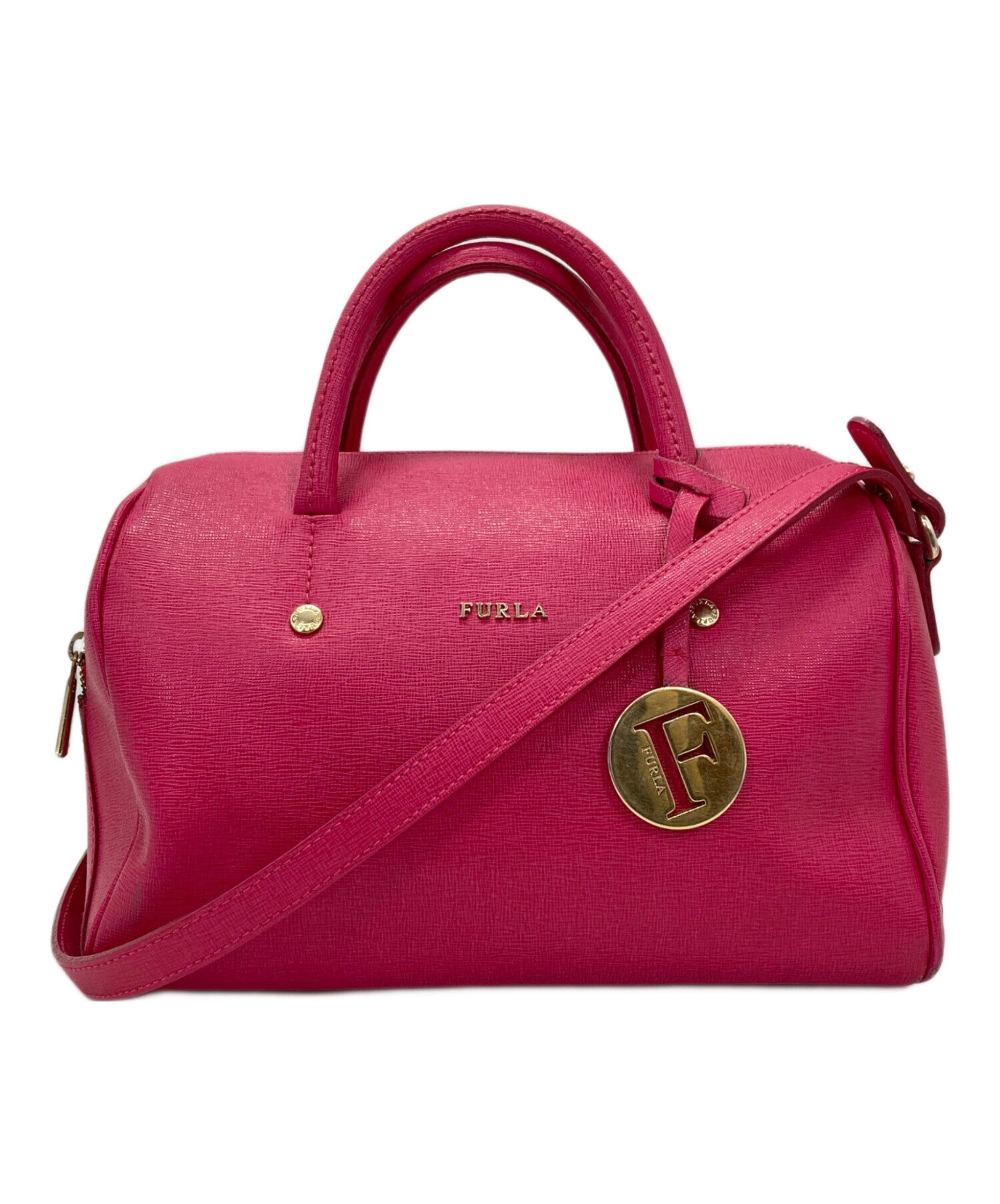 中古・古着通販】FURLA (フルラ) アリッサ2WAYバッグ ピンク｜ブランド 