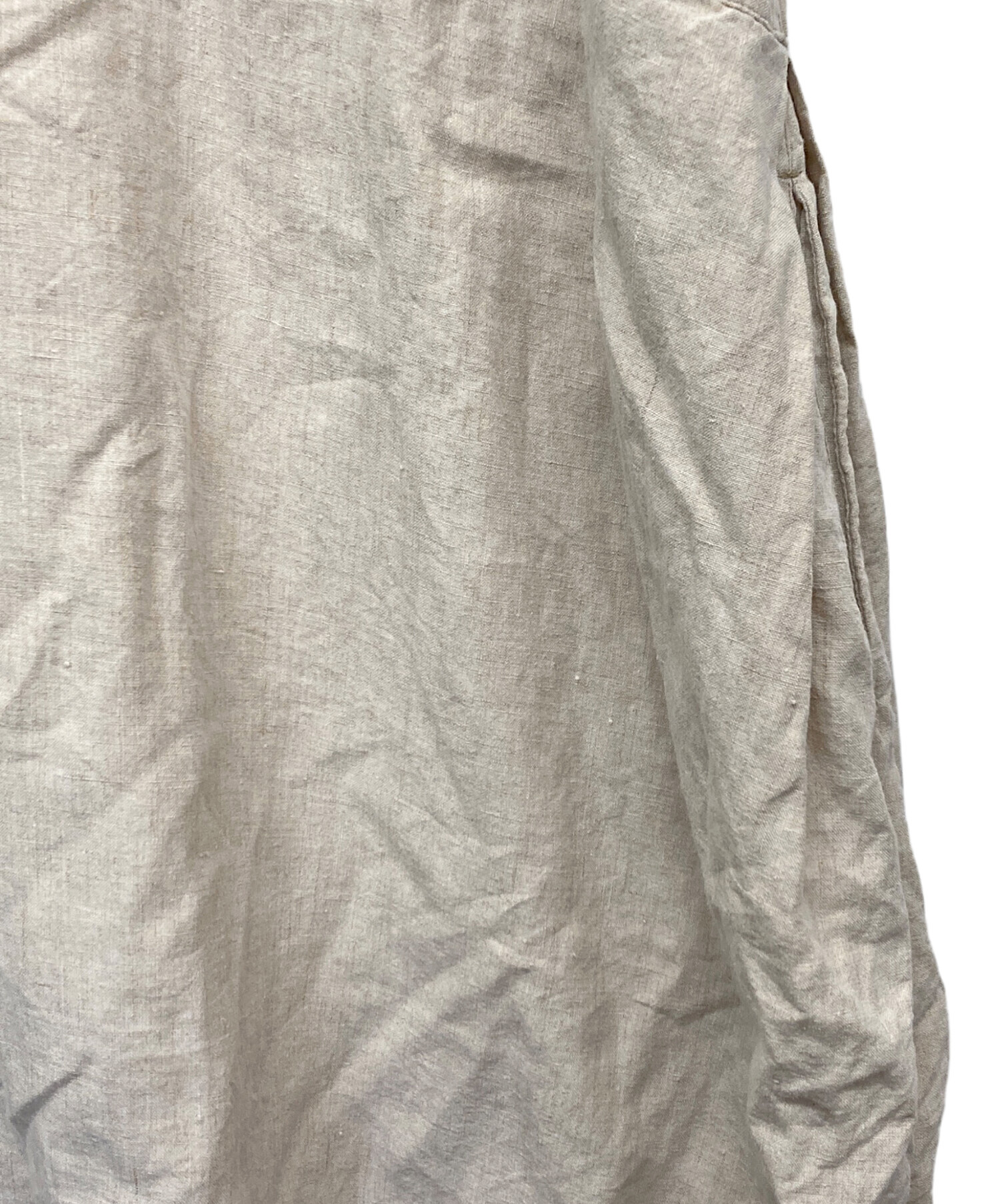 中古・古着通販】nest Robe (ネストローブ) ブラックリネンバックV