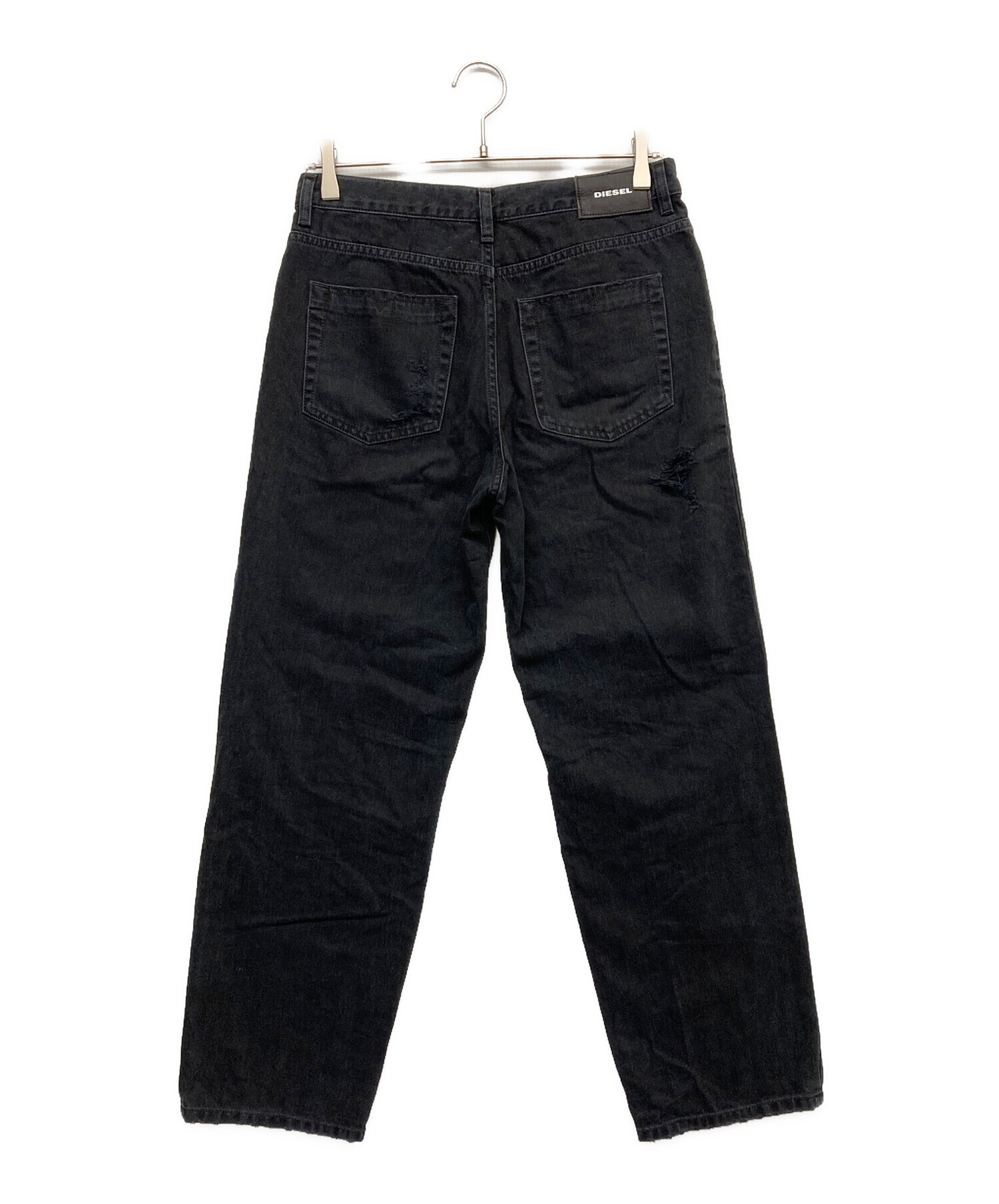 中古・古着通販】DIESEL (ディーゼル) クラッシュ加工ワイドデニム 