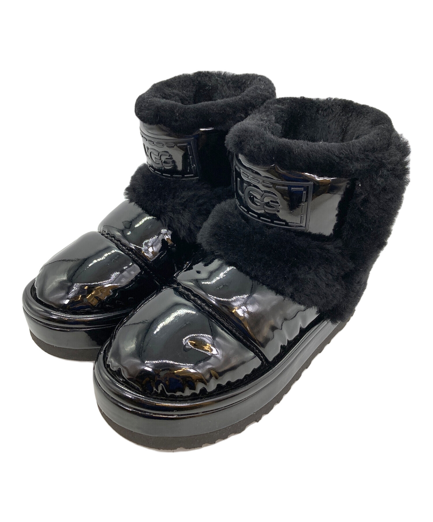 ⚠️12/31まで限定⚠️UGG ブラック クラシック チラピーク シャイン 中古・古着通販】UGG (アグ) クラシック チラピーク シャイン ブラック