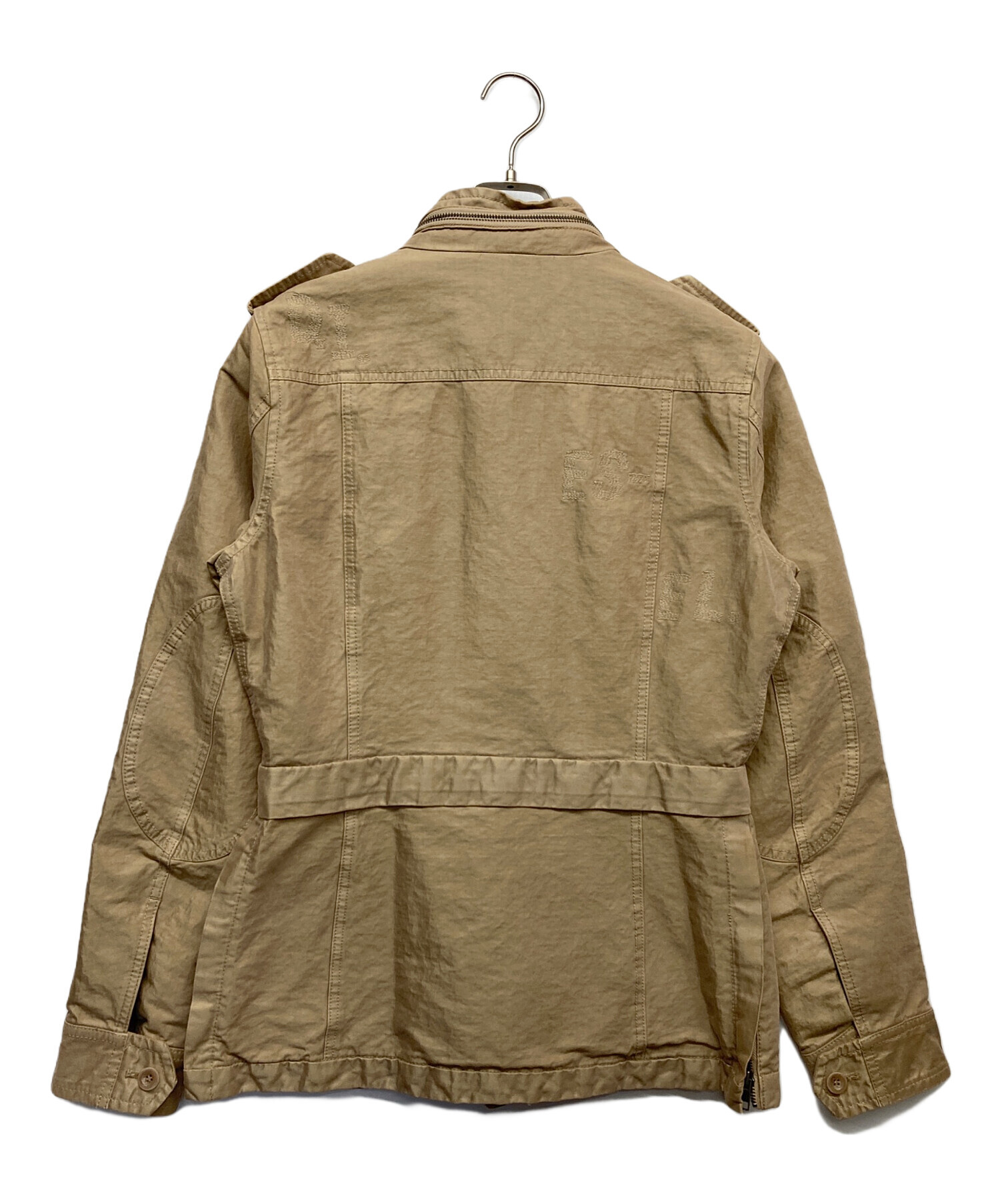 中古・古着通販】DIESEL (ディーゼル) M-65ジャケット ベージュ サイズ