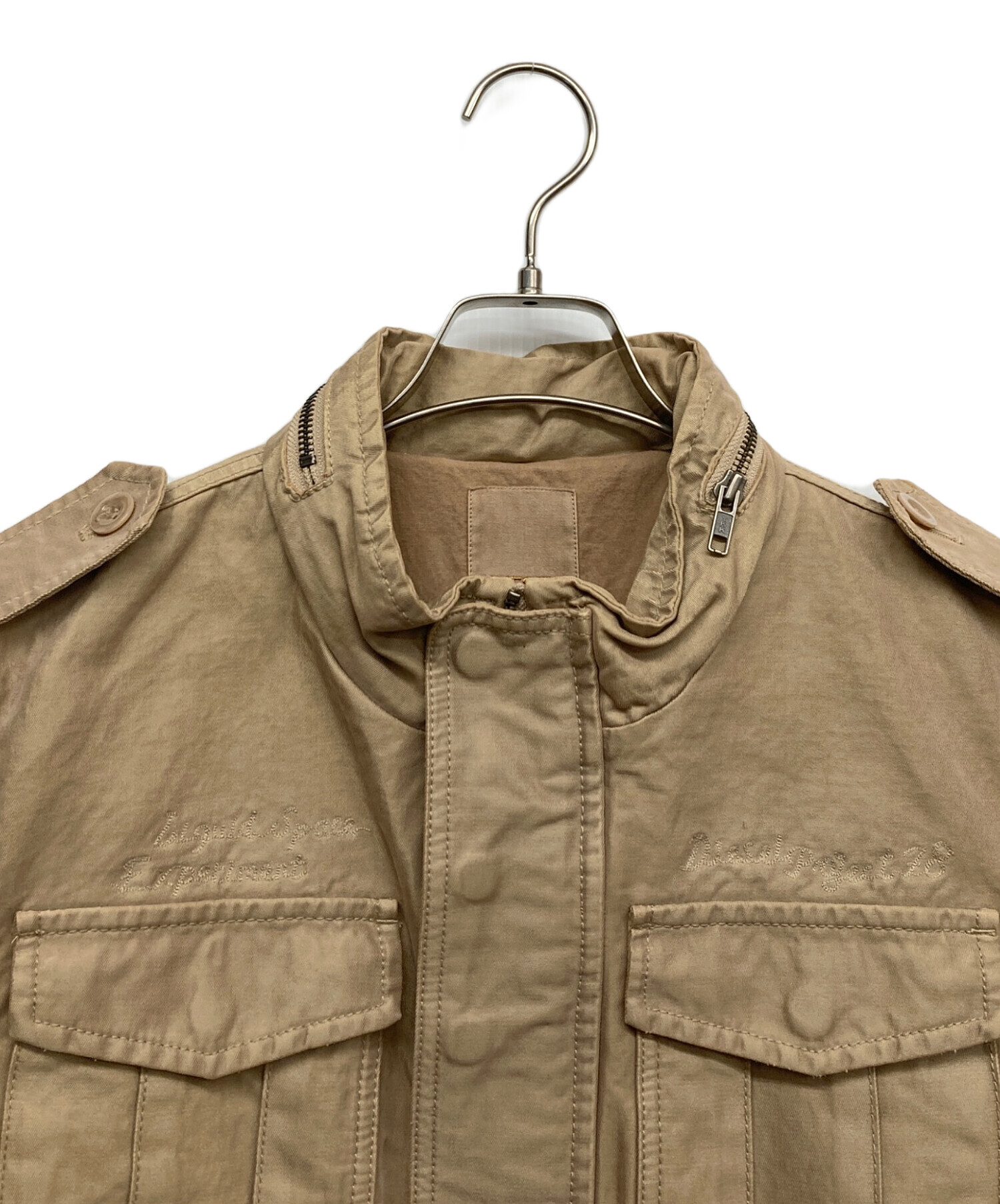 中古・古着通販】DIESEL (ディーゼル) M-65ジャケット ベージュ サイズ