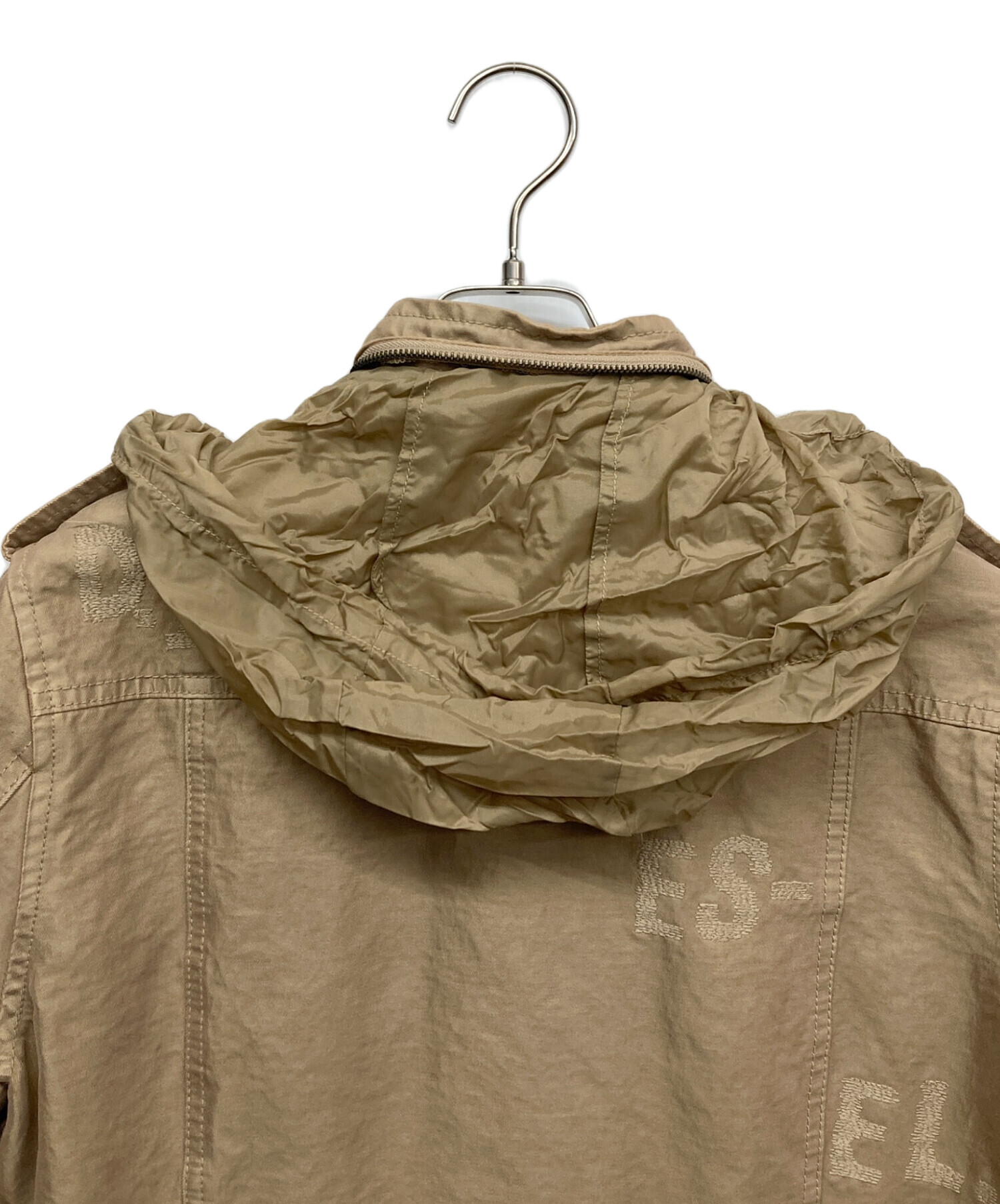 中古・古着通販】DIESEL (ディーゼル) M-65ジャケット ベージュ サイズ