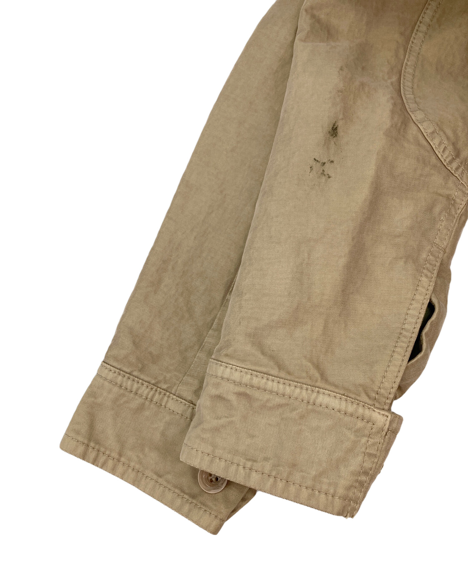 中古・古着通販】DIESEL (ディーゼル) M-65ジャケット ベージュ サイズ