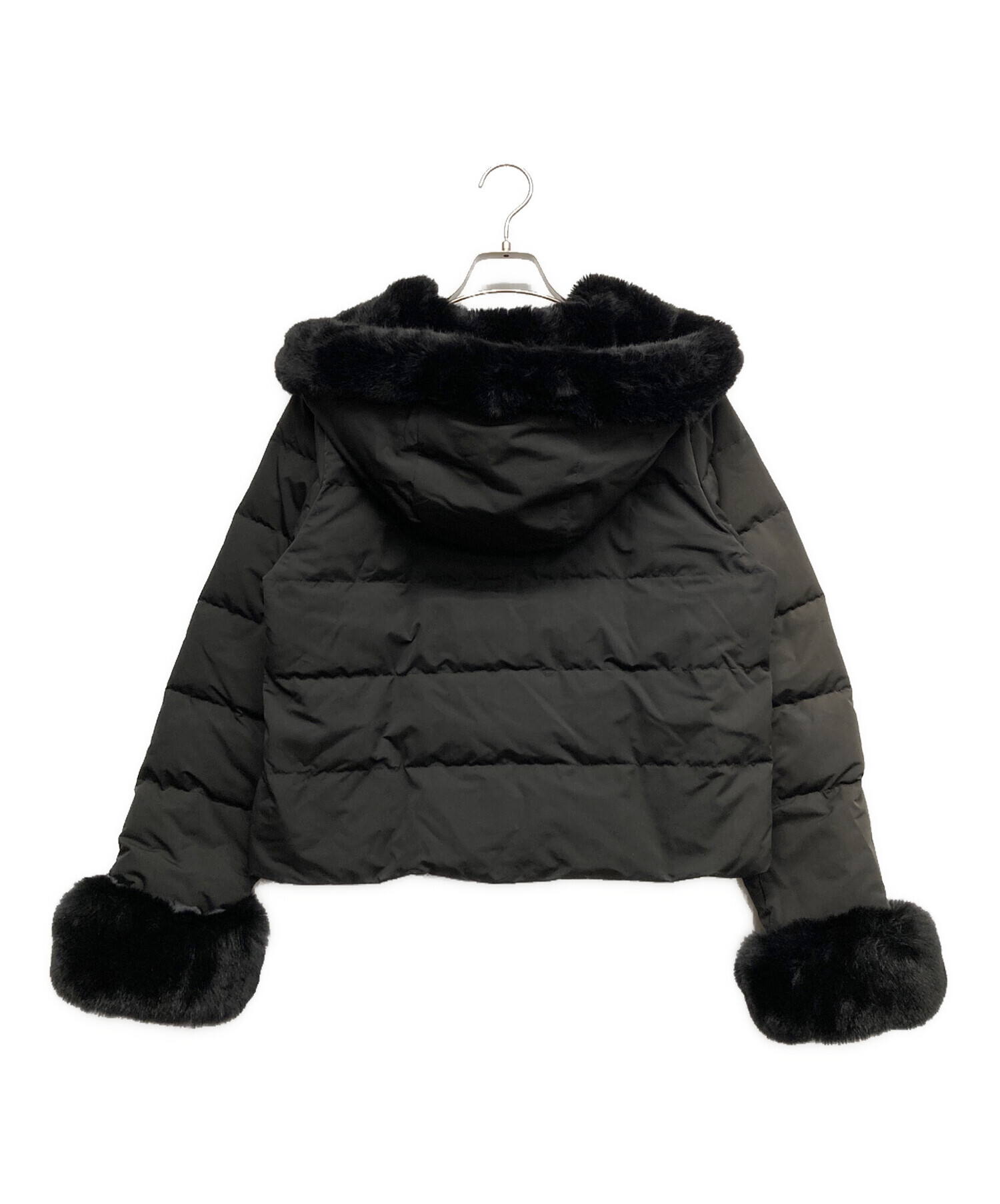 GRACE CONTINENTAL ブラックダウンジャケット 中古・古着通販】GRACE CONTINENTAL (グレースコンチネンタル) ダウン