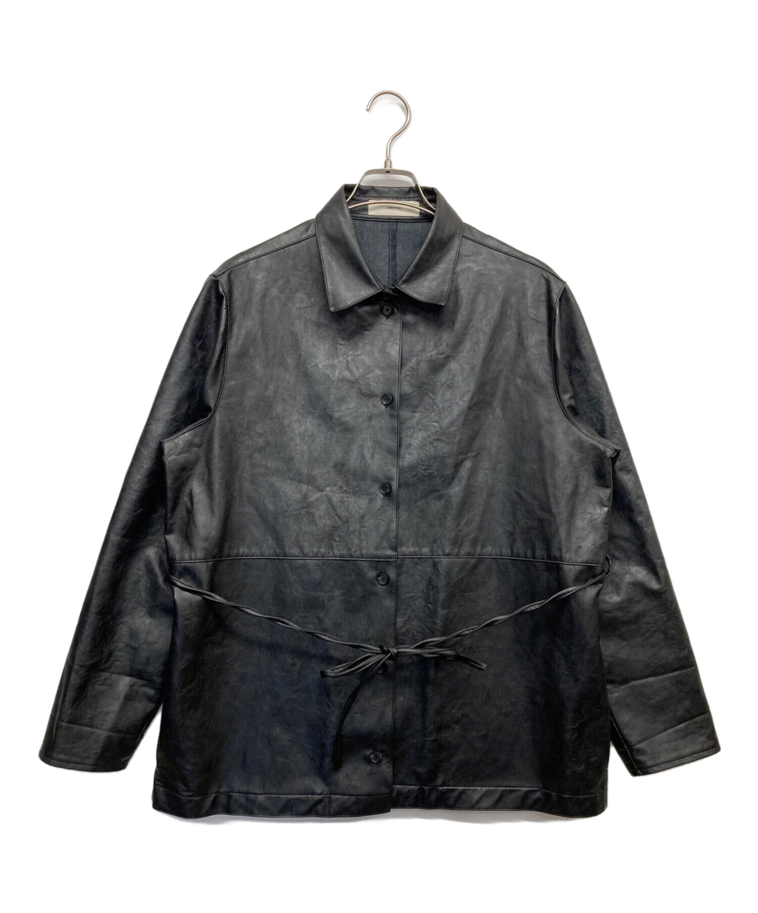 OHOTORO レザージャケット 中古・古着通販】OHOTORO (オオトロ) フェイクレザージャケット