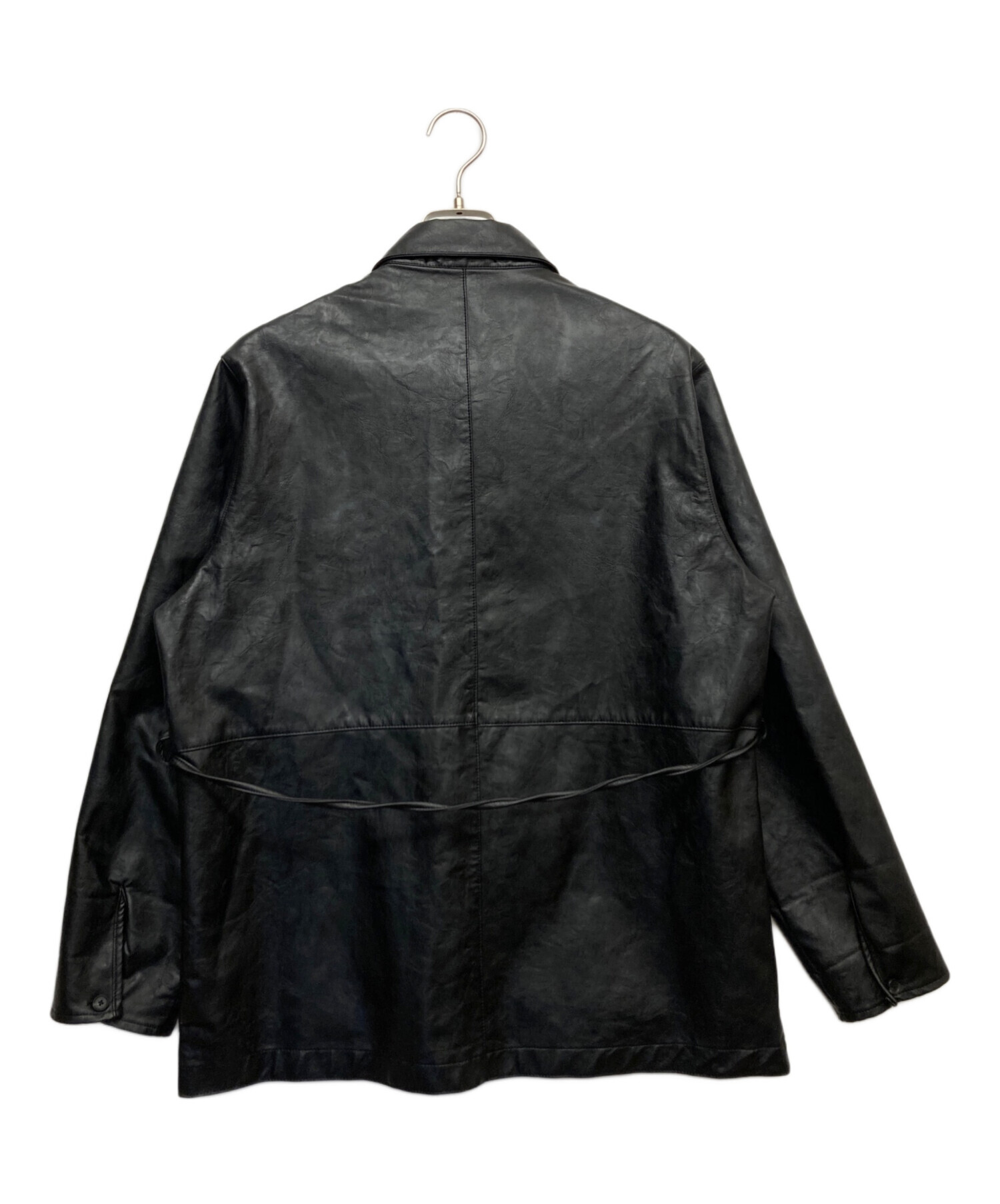 中古・古着通販】OHOTORO (オオトロ) フェイクレザージャケット