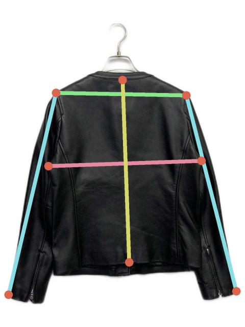 FREAK'S STORE - フリークスストア　羊革　ラムレザーライダースジャケット 中古・古着通販】FREAK'S STORE (フリークスストア) ラムレザー
