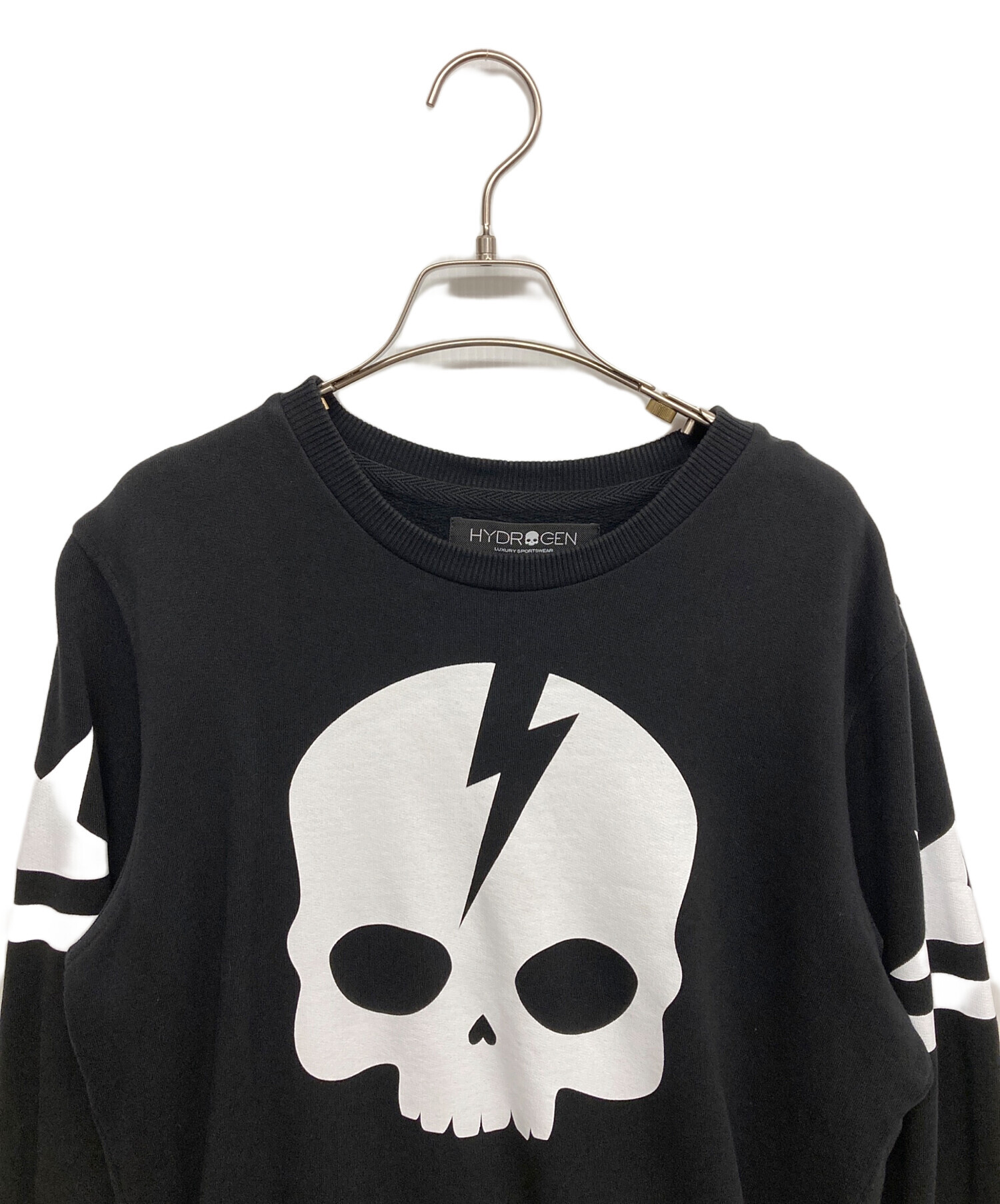 HYDROGENハイドロゲン羊毛100%ジャケット 新品未使用タグ付きトレーナー 中古・古着通販】HYDROGEN (ハイドロゲン) スウェット ブラック