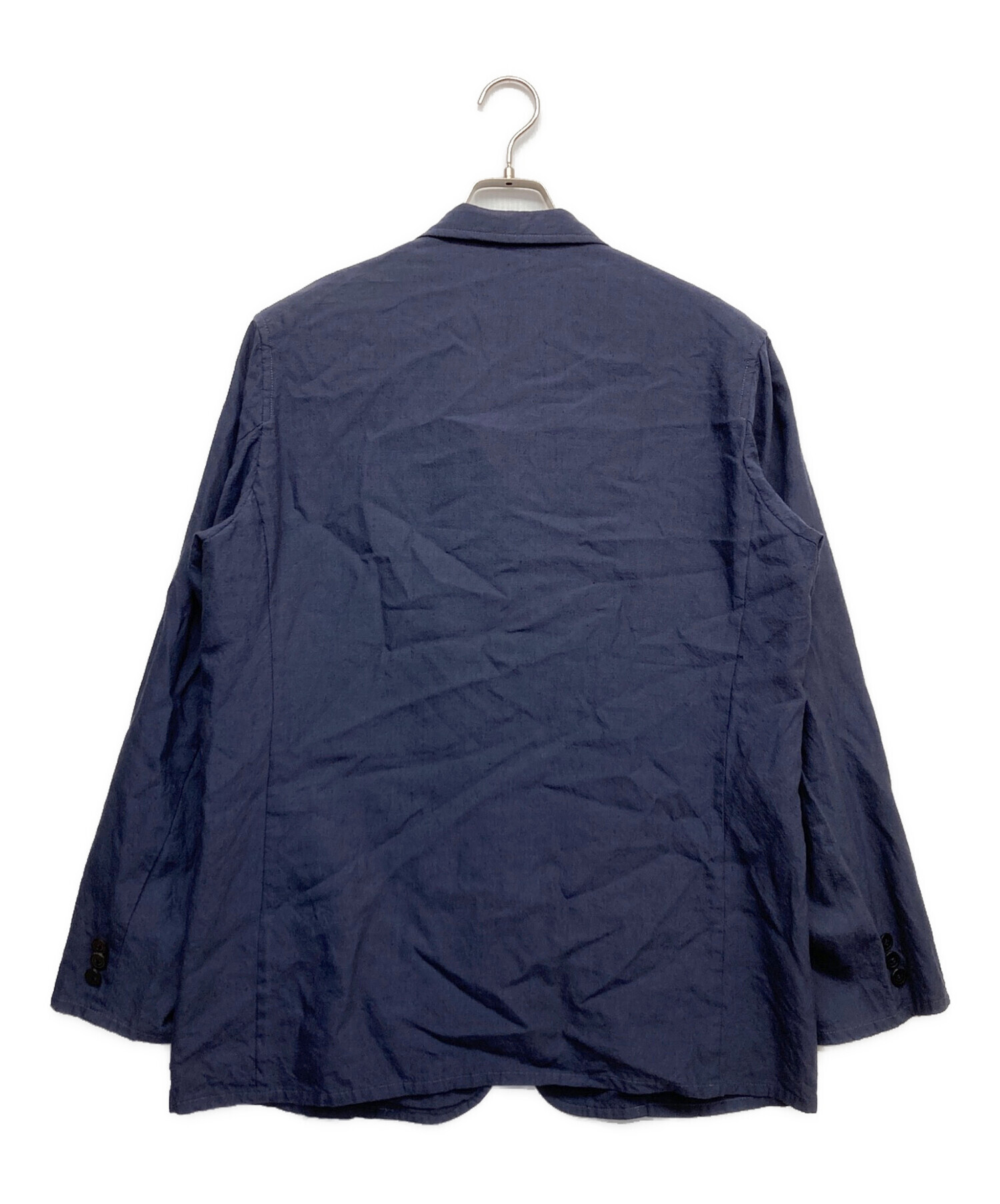 中古・古着通販】COMOLI (コモリ) リネンウールジャケット ネイビー 