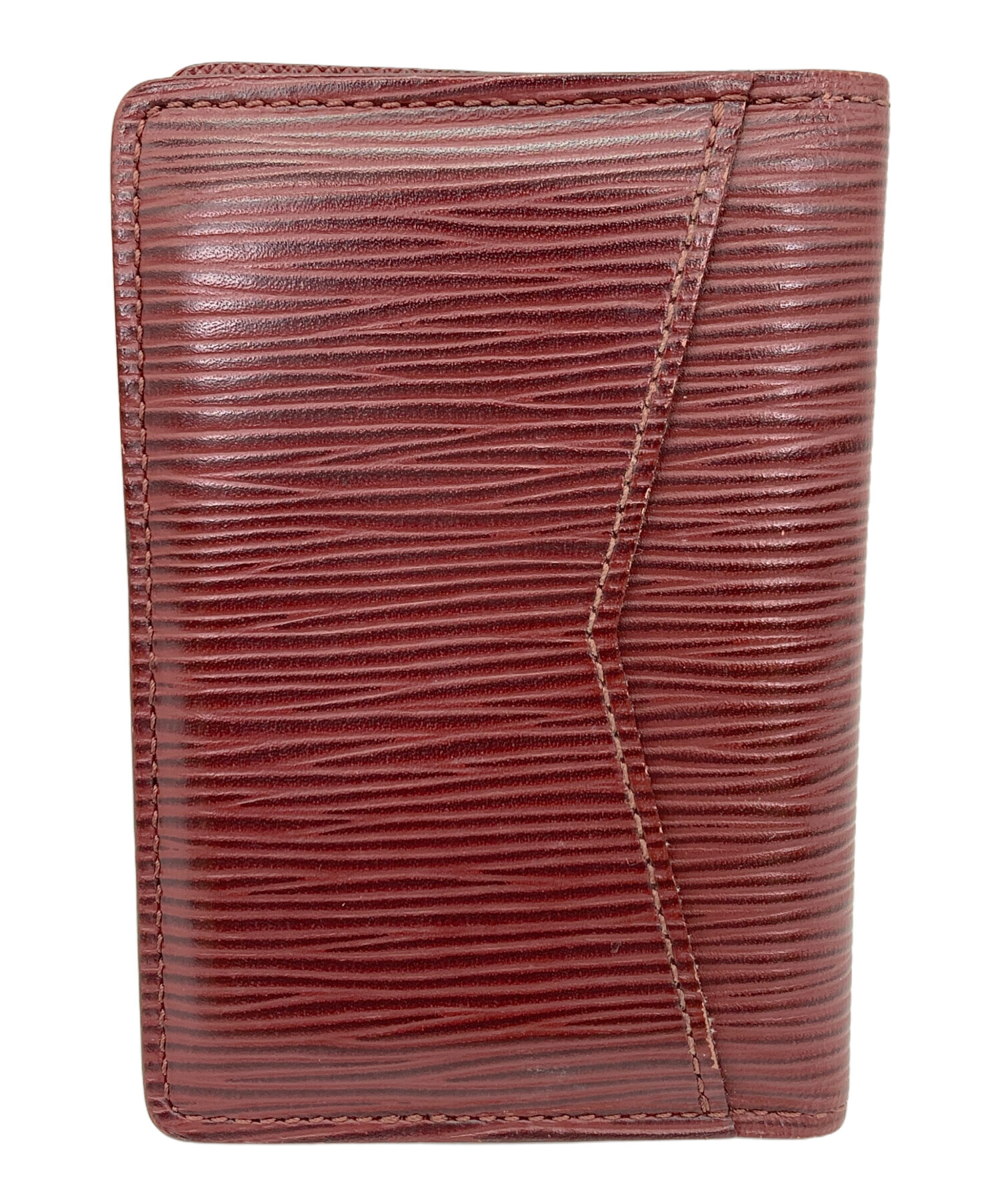 中古・古着通販】LOUIS VUITTON (ルイ ヴィトン) カードケース レッド