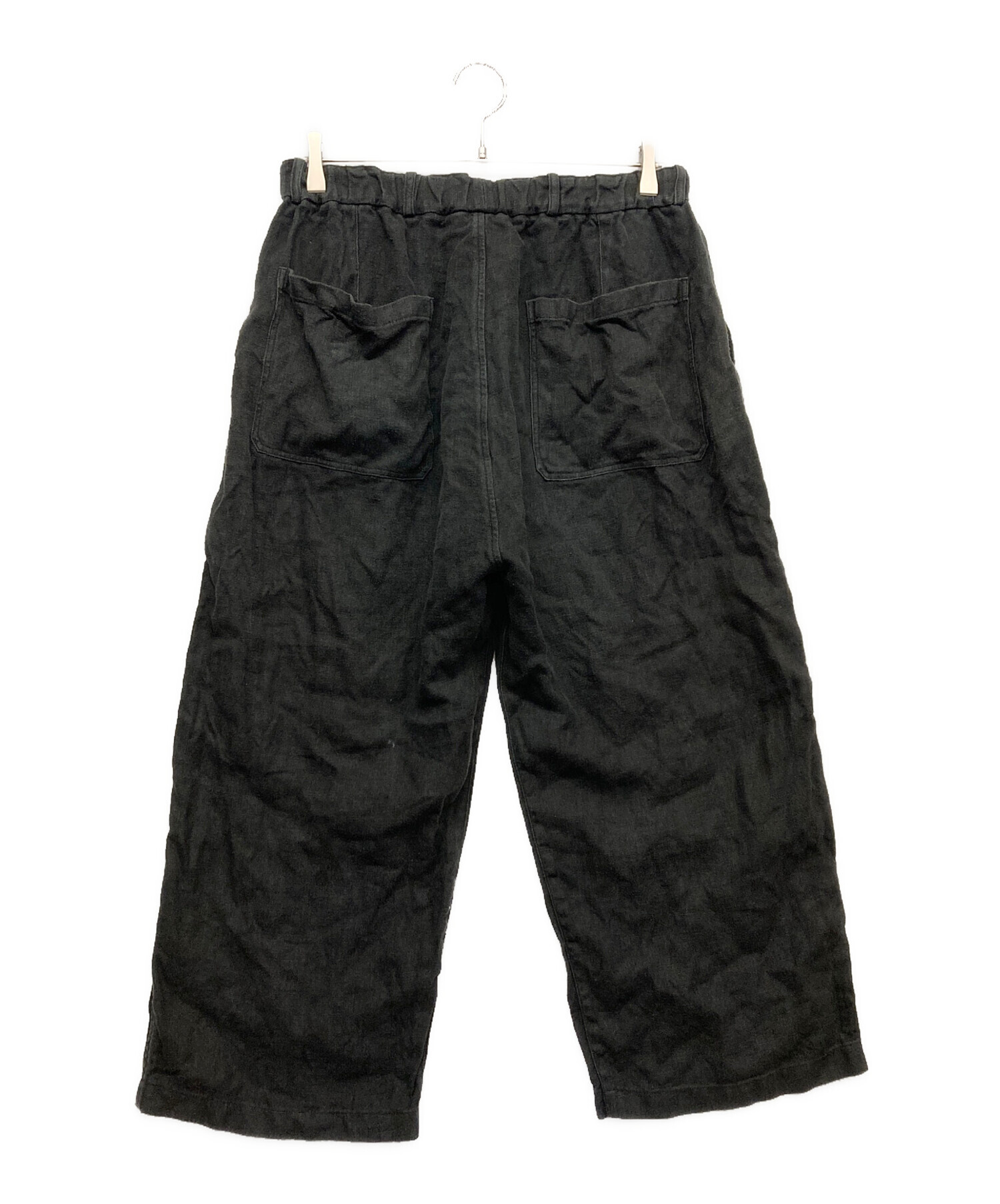 中古・古着通販】MITTAN (ミッタン) 大麻パンツ ブラック サイズ:3