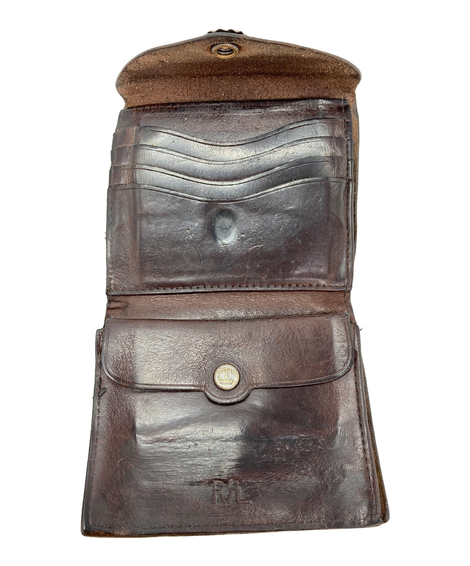 RRL コンチョ ウォレット　定価51,700 中古・古着通販】RRL (ダブルアールエル) レザーコンチョウォレット