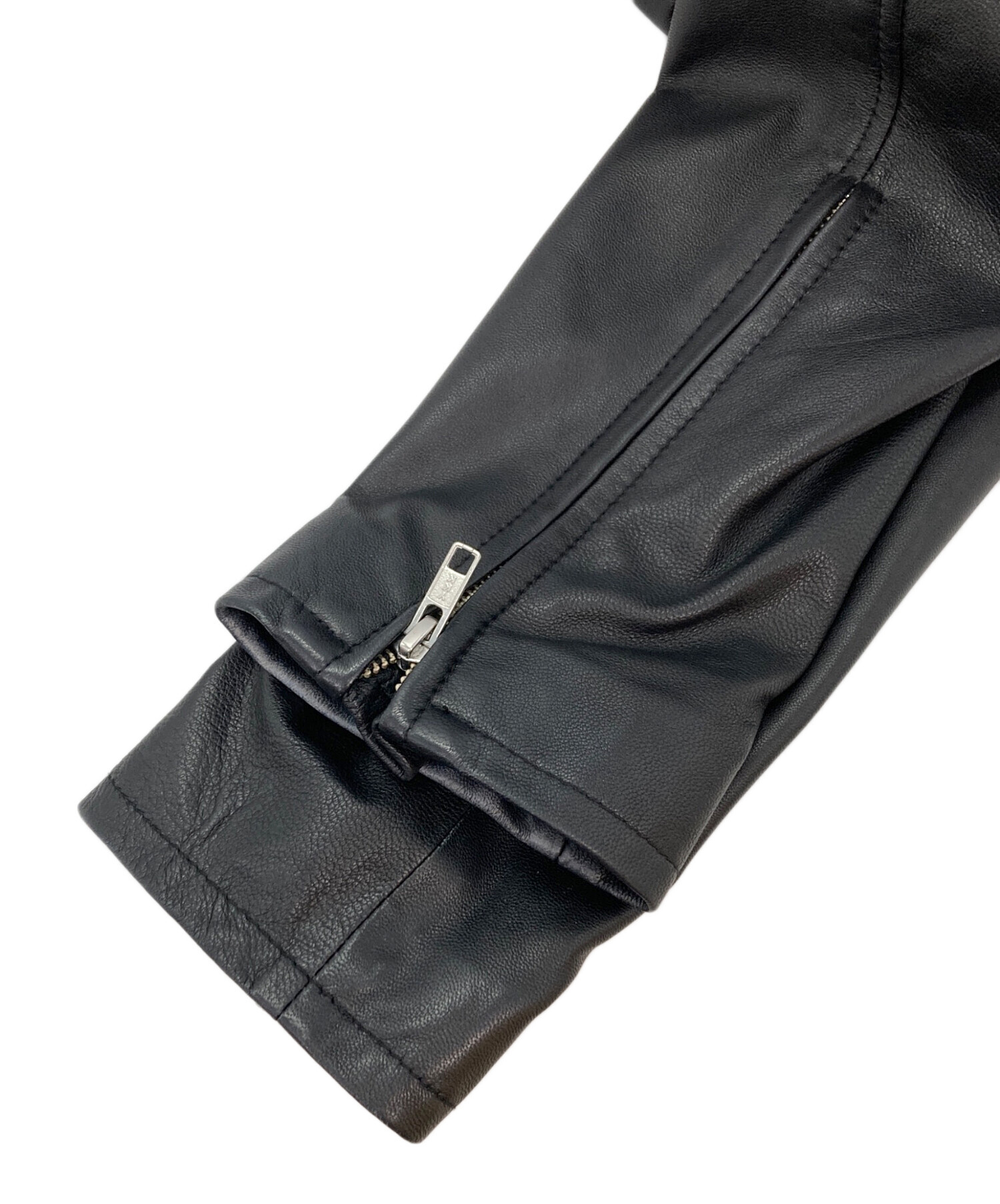 中古・古着通販】Snidel (スナイデル) ラムレザーダブル