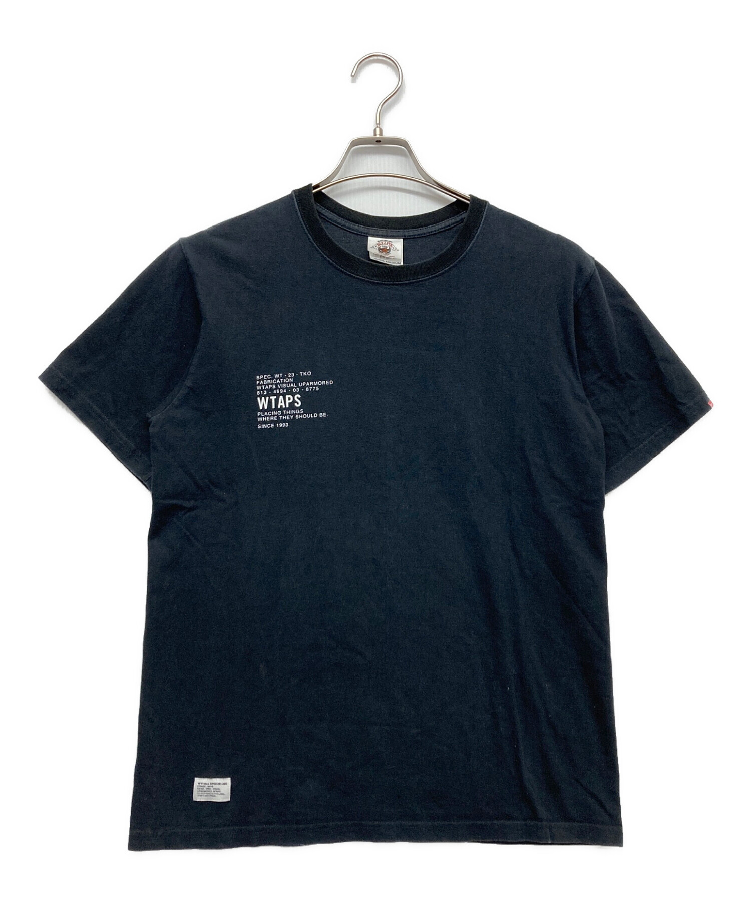 中古・古着通販】WTAPS (ダブルタップス) プリントTシャツ ブラック 