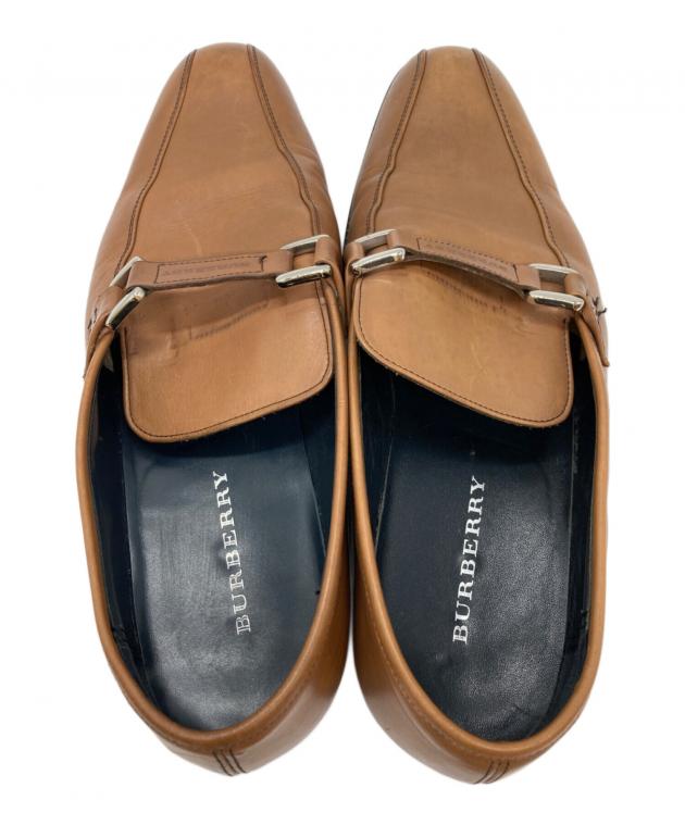 中古・古着通販】BURBERRY (バーバリー) ローファー ブラウン サイズ