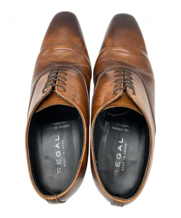 【新品】REGAL リーガル V060 ストレートチップ ブラウン　25.5㎝ REGAL worth collection / リーガル V060 ストレートチップ