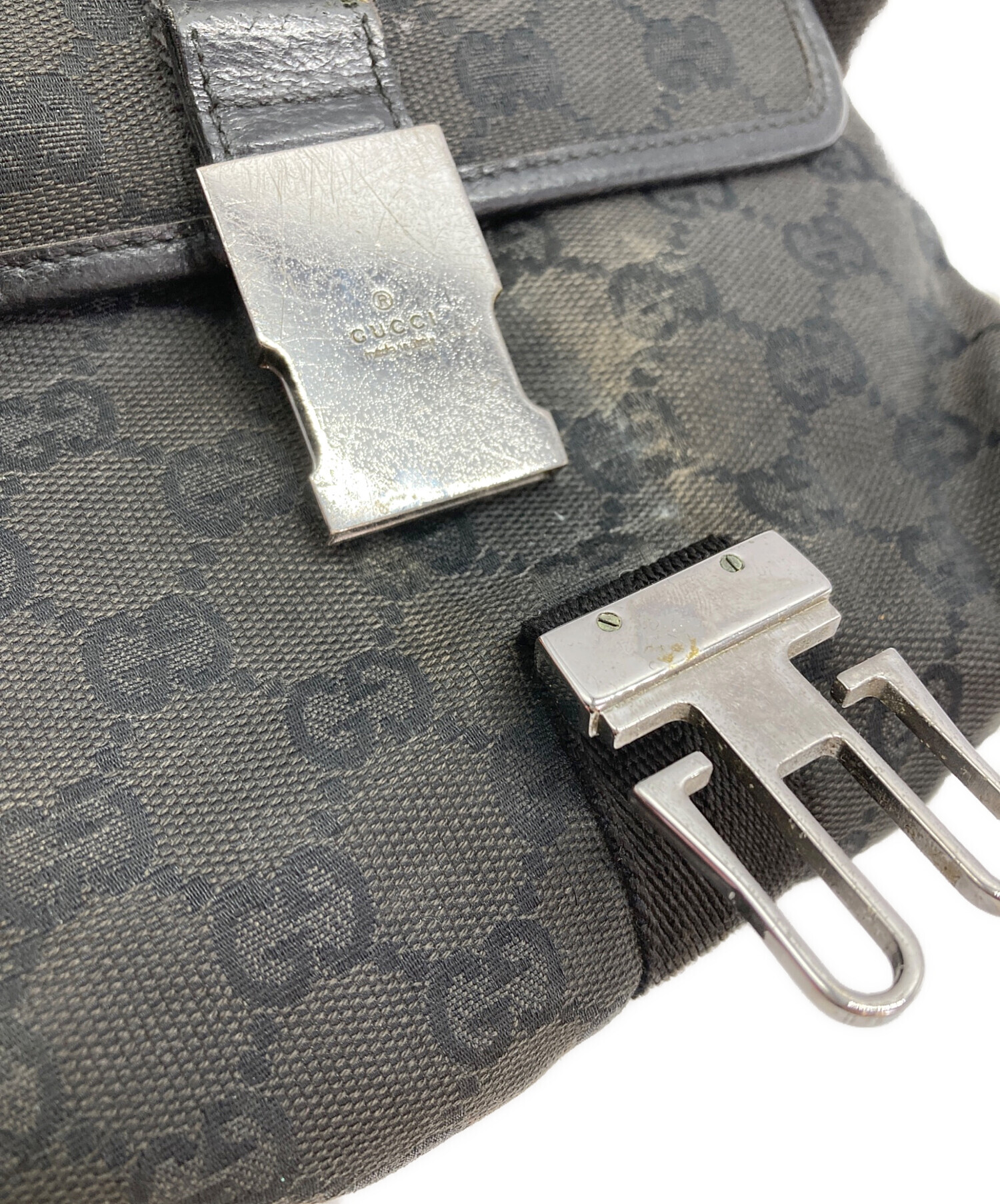 中古・古着通販】GUCCI (グッチ) GGキャンバス ウエストポーチ 中古・古着通販】GUCCI (グッチ) GGキャンバス ウエストポーチ