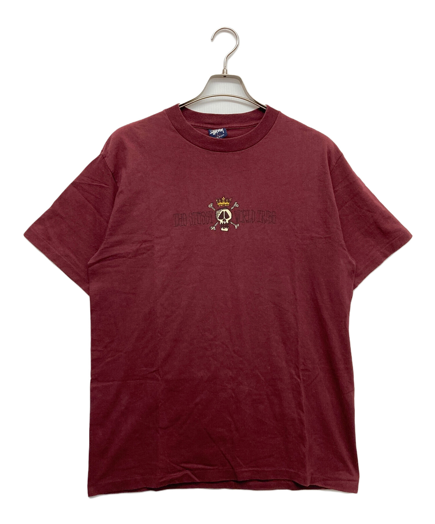 中古・古着通販】stussy (ステューシー) 90sスカルプリントTシャツ 