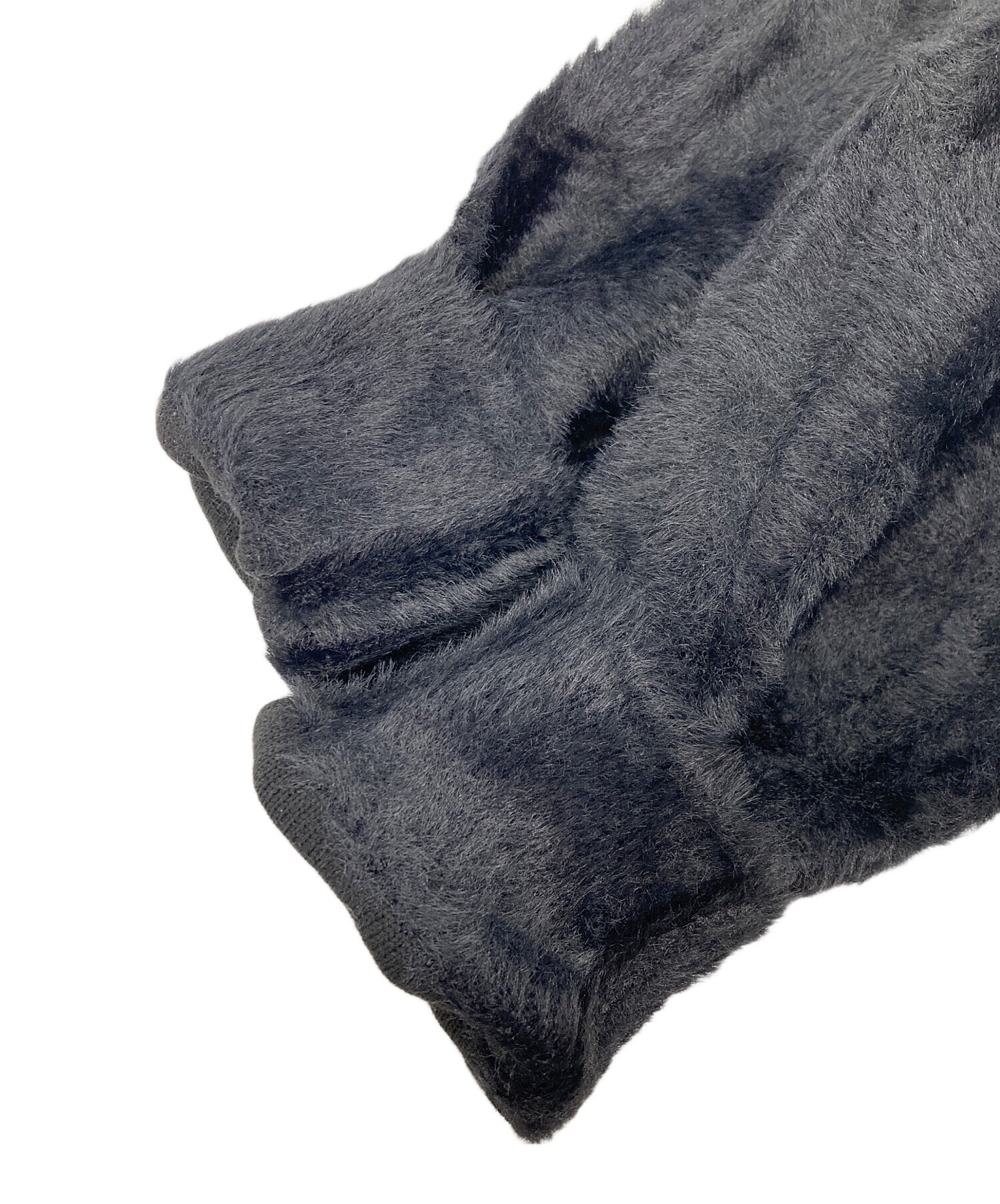 中古・古着通販】FTC (エフティーシー) シャギーカーディガン ブラック