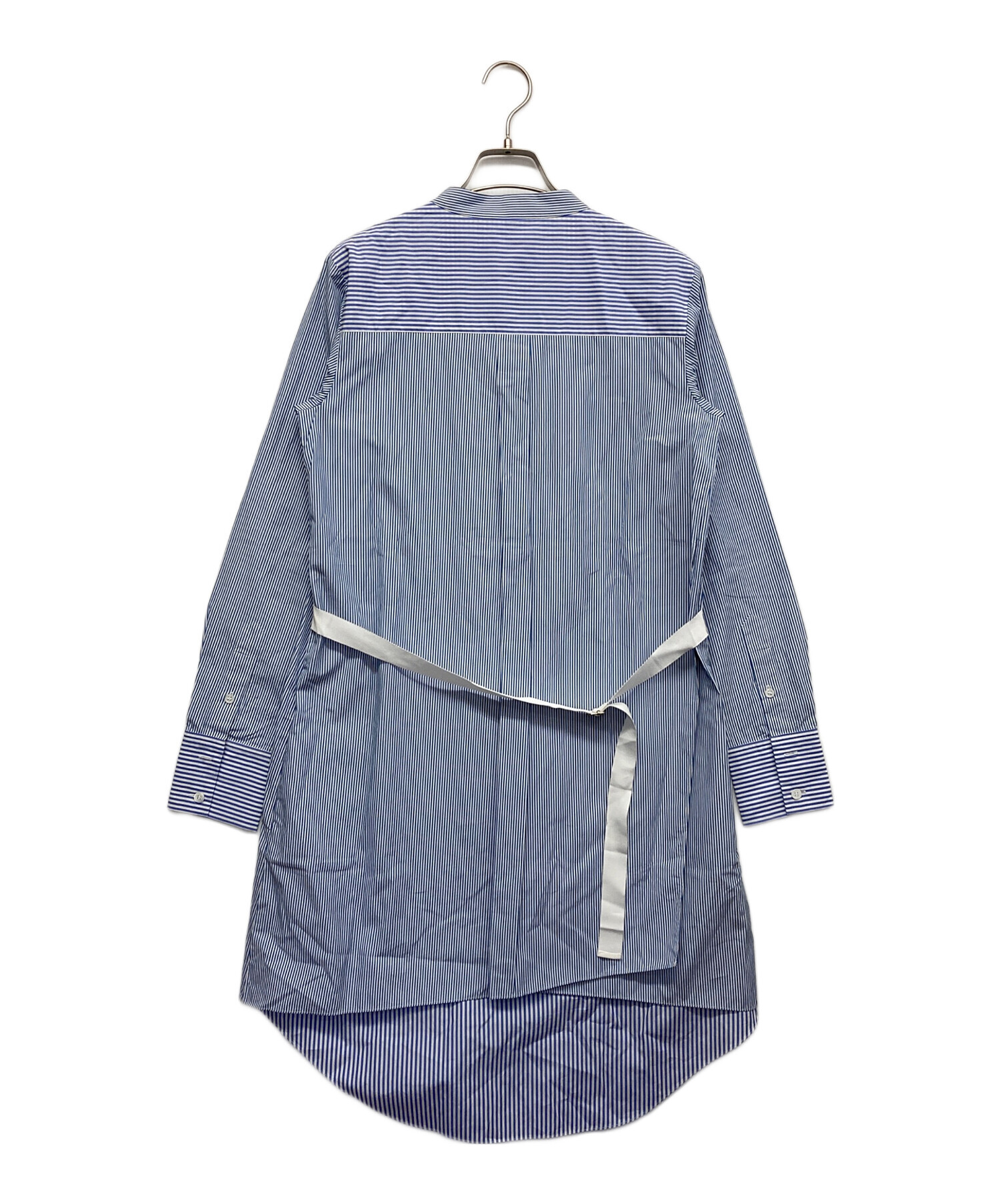 中古・古着通販】theory (セオリー) 長袖 シャツワンピース ブルー