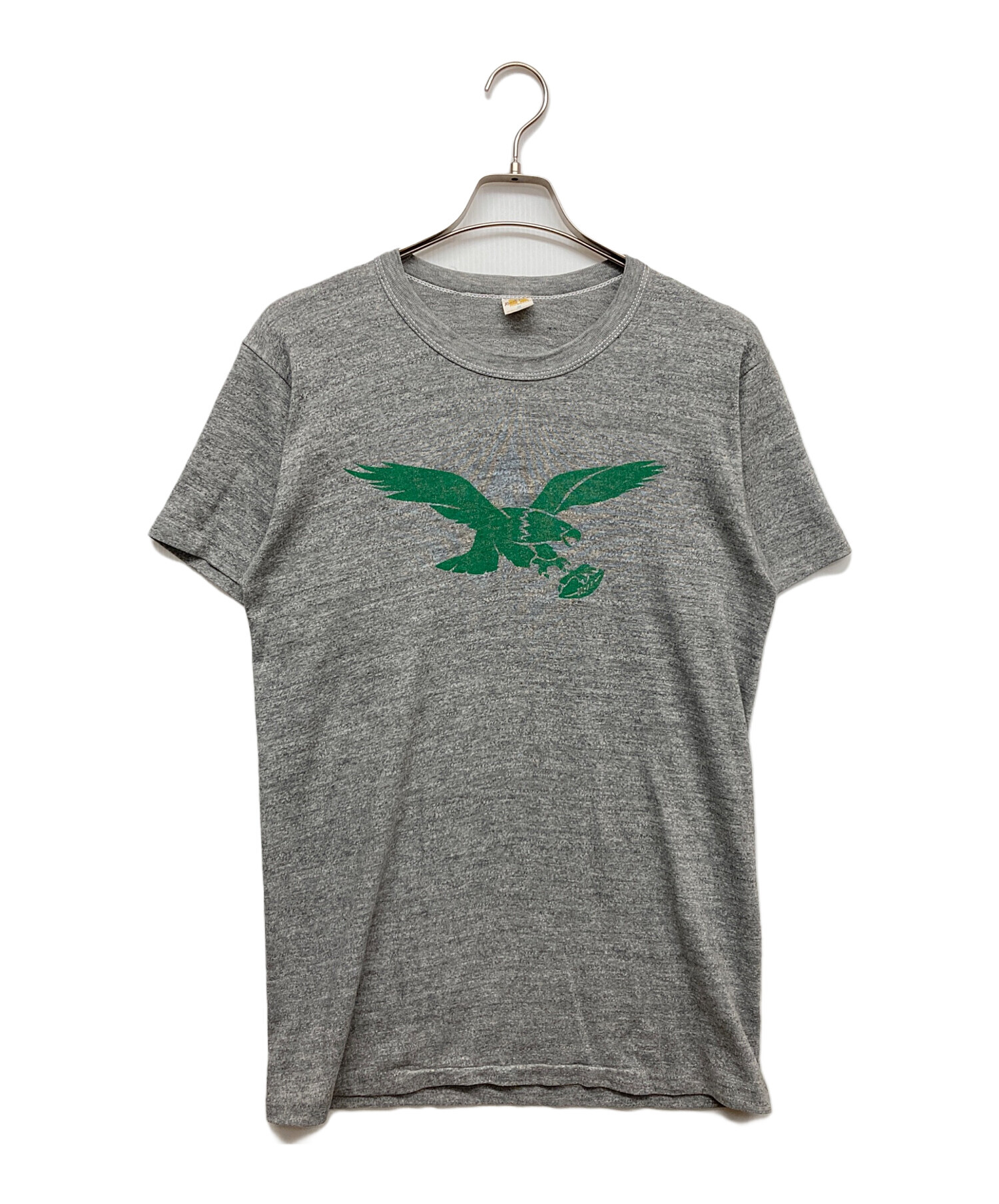 70's Russell Athletic ビンテージフットボールT グリーン RUSSELL ATHLETIC ラッセル 70s-80s プリントTシャツ | FLUFFY