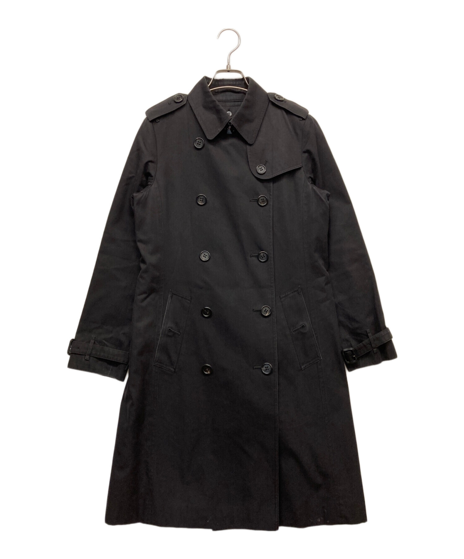 美品 バーバリー ロンドン トレンチコート ライナー付き M 黒 中古・古着通販】BURBERRY LONDON (バーバリーロンドン) ライナー付