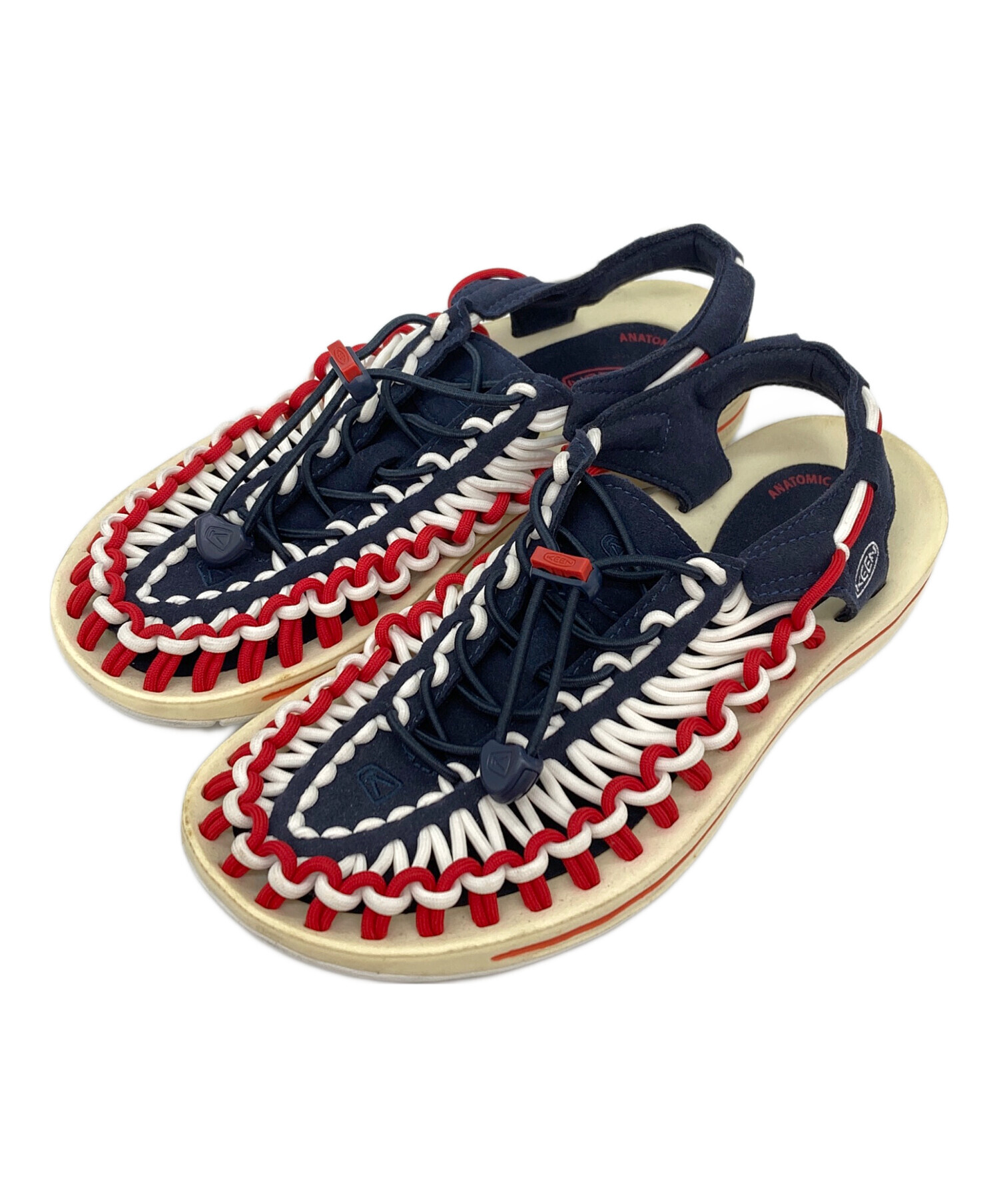 中古・古着通販】KEEN (キーン) ユニークサンダル ネイビー×レッド