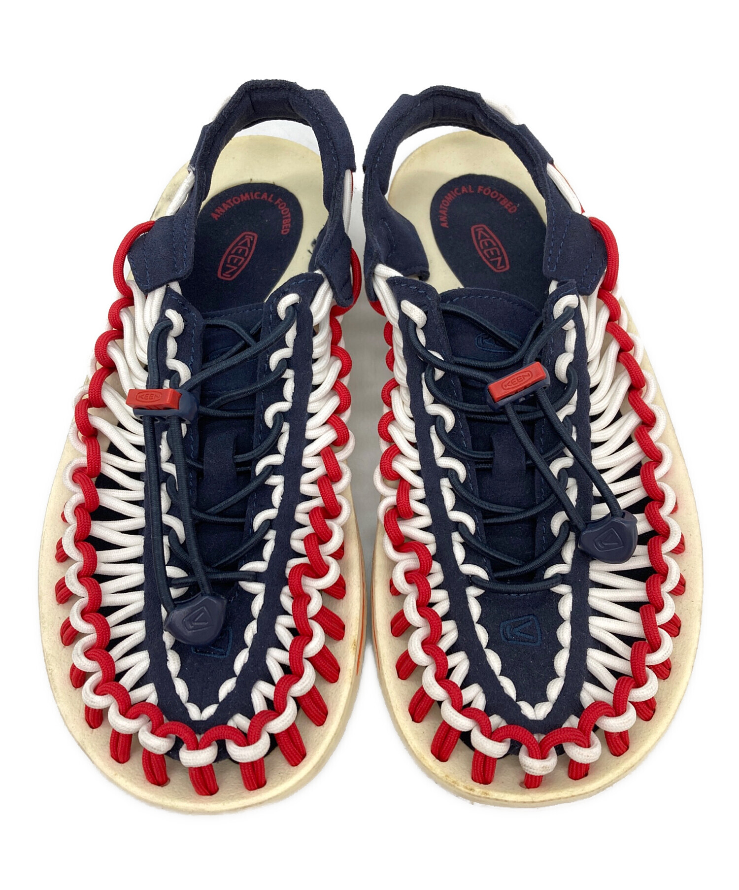 中古・古着通販】KEEN (キーン) ユニークサンダル ネイビー×レッド