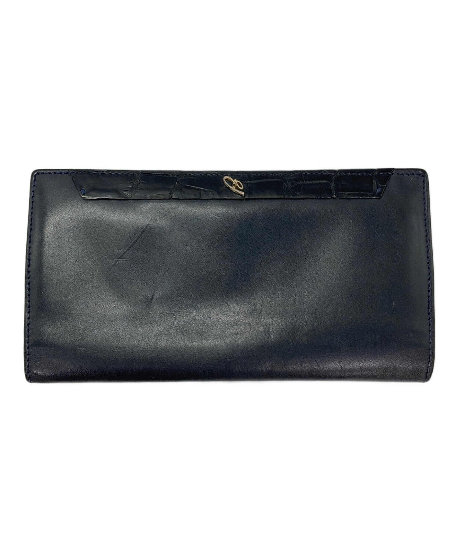 【高級】Brioni ブリオーニ 本革 長財布 イタリア製 中古・古着通販】BRIONI (ブリオーニ) 長財布 ブラック｜ブランド