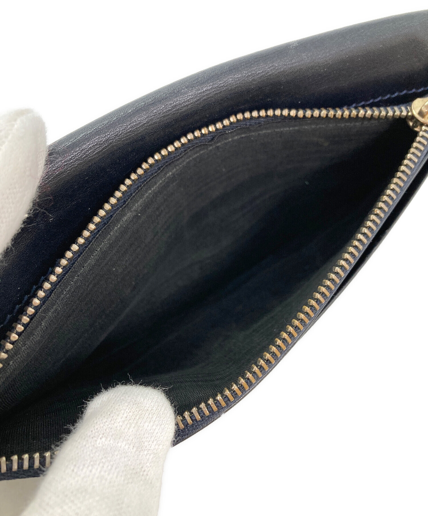 【高級】Brioni ブリオーニ 本革 長財布 イタリア製 中古・古着通販】BRIONI (ブリオーニ) 長財布 ブラック｜ブランド