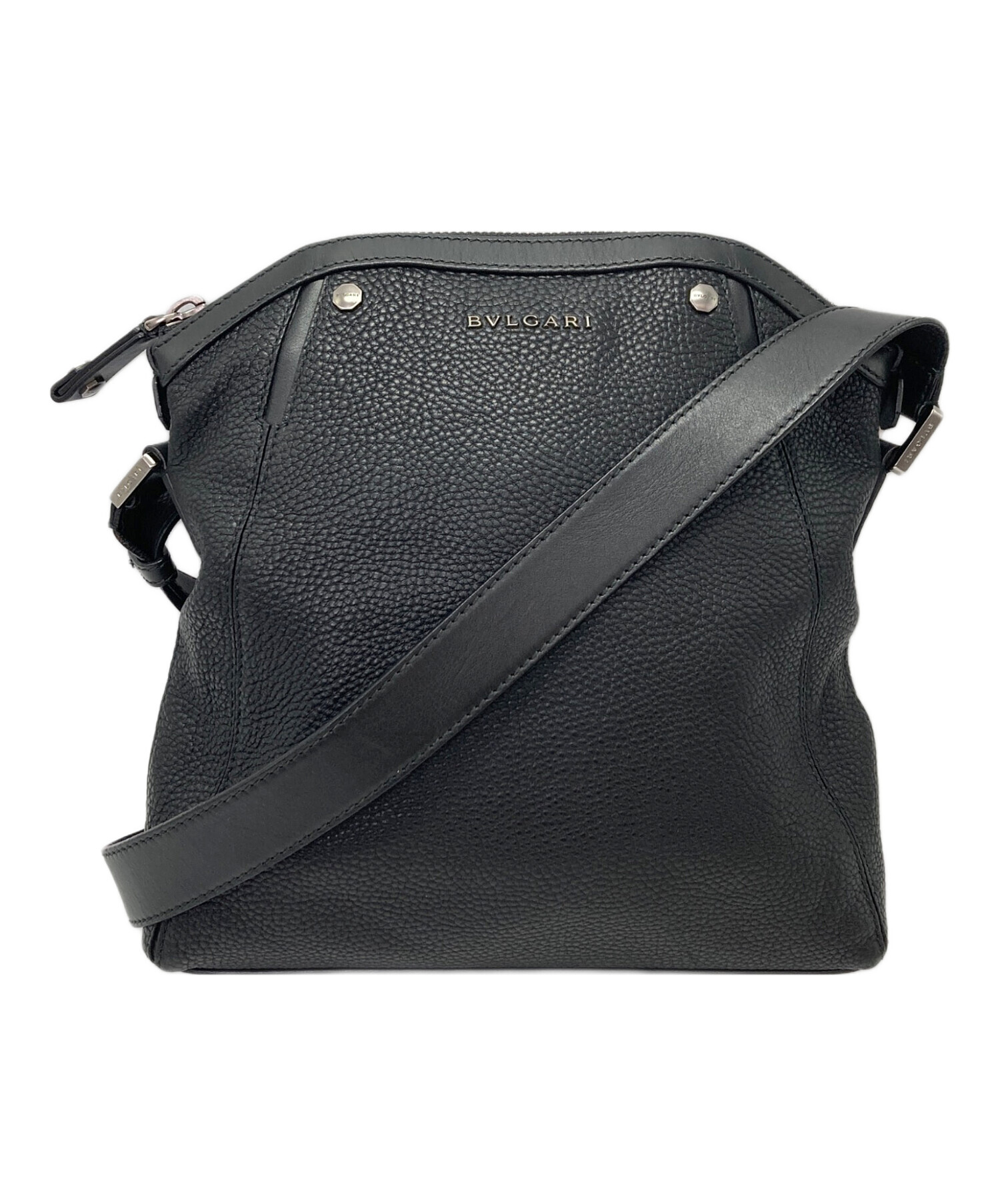中古・古着通販】BVLGARI (ブルガリ) ショルダーバッグ ブラック 