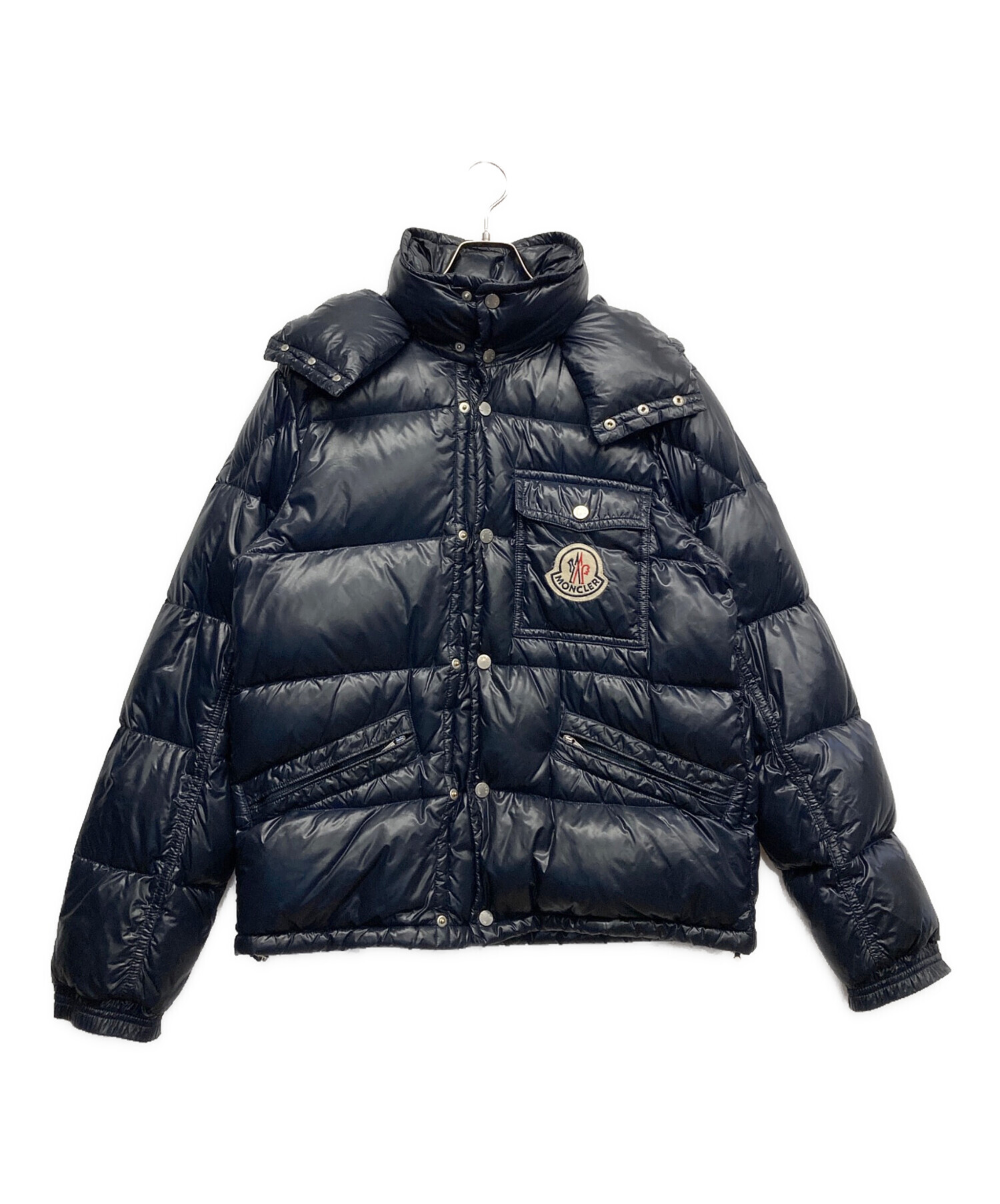 中古・古着通販】MONCLER (モンクレール) ダウンジャケット ネイビー 