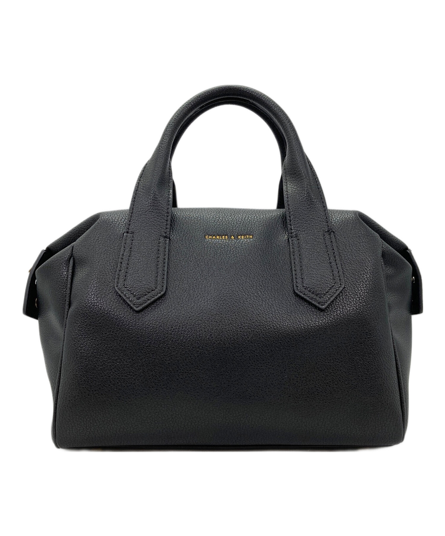 CHARLES & KEITH ブラックハンドバッグ | ヤマダウェブコム