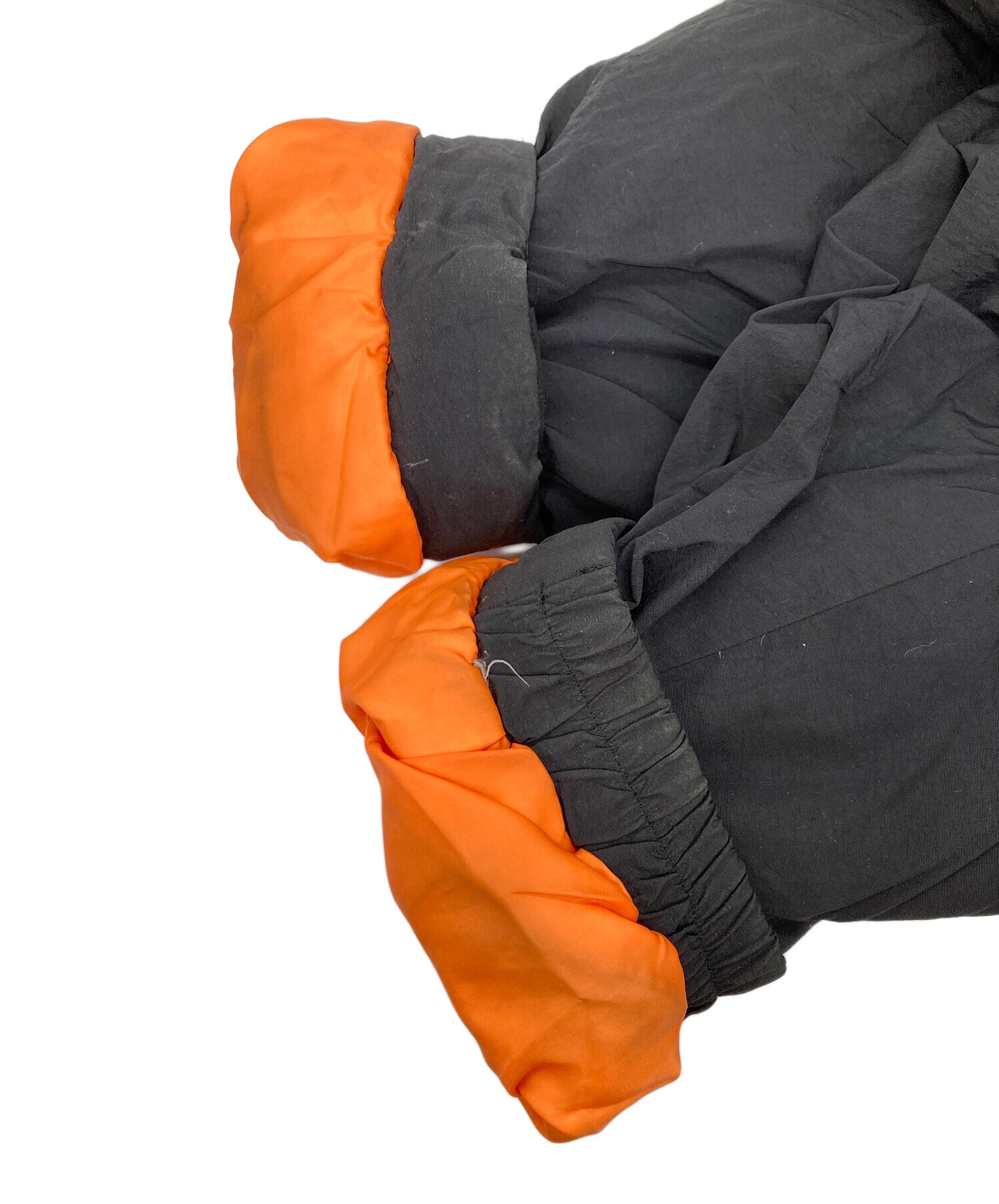 中古・古着通販】9090 (9090) Space Logo Hooded Down Jacket ブラック