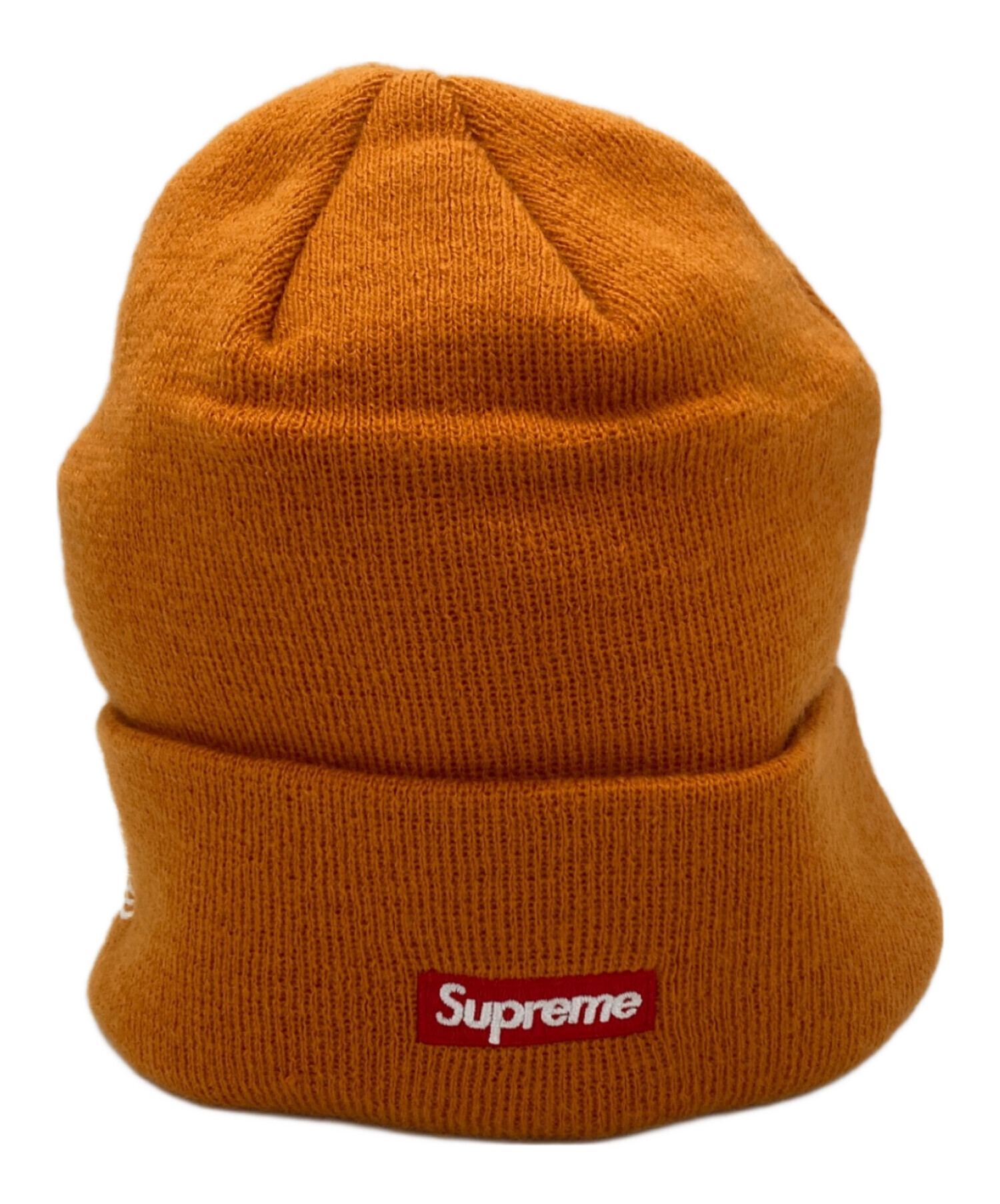 Supreme NEW ERA ニット帽　Sロゴ デビル　ブラウン　オレンジ 中古・古着通販】Supreme (シュプリーム) New Era (ニューエラ) S LOGO