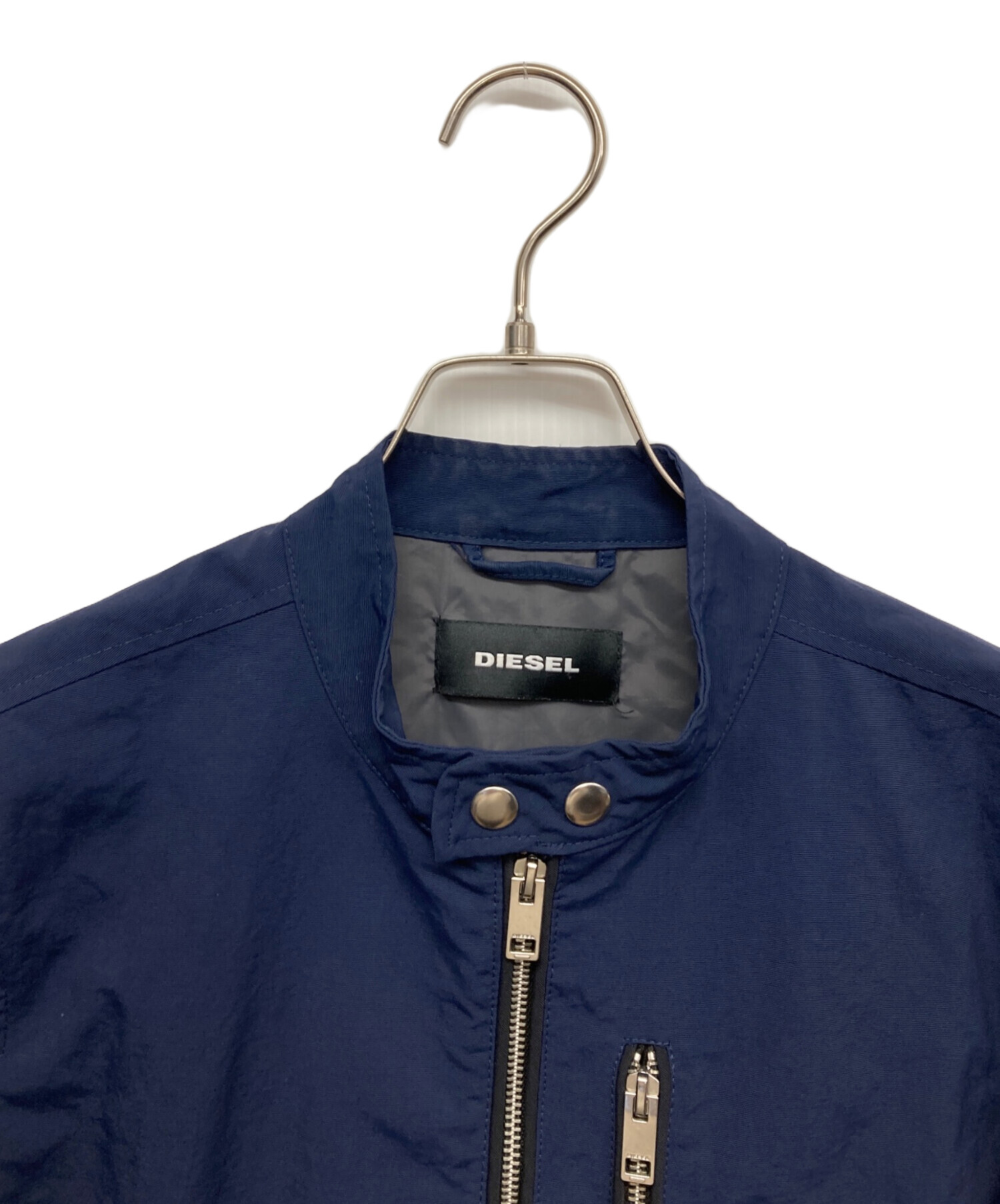 中古・古着通販】DIESEL (ディーゼル) ナイロンジャケット ネイビー 