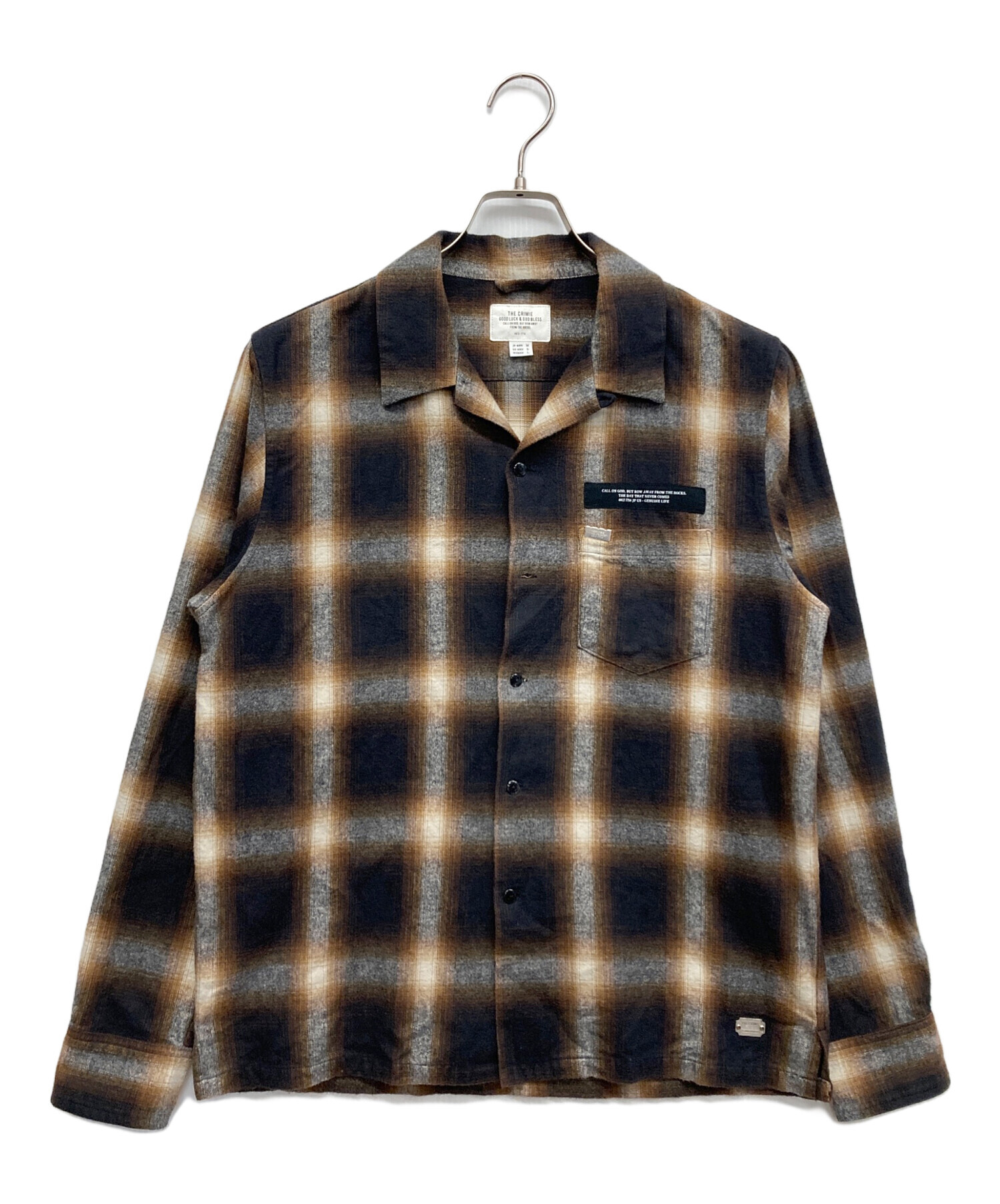 中古・古着通販】THE CRIMIE (ザ クライミー) オンブレチェックシャツ