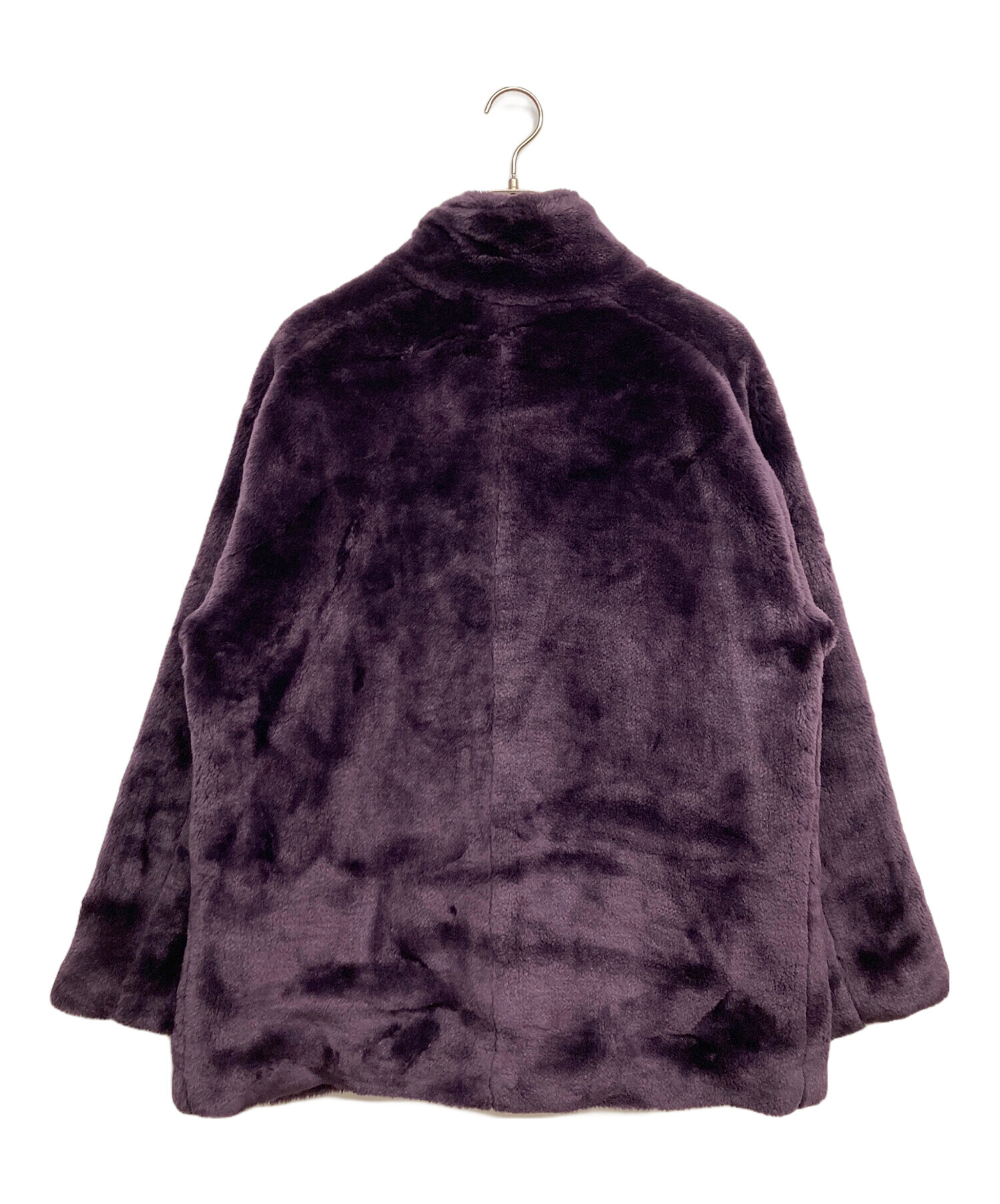 中古・古着通販】Needles (ニードルズ) フェイクファーコート パープル