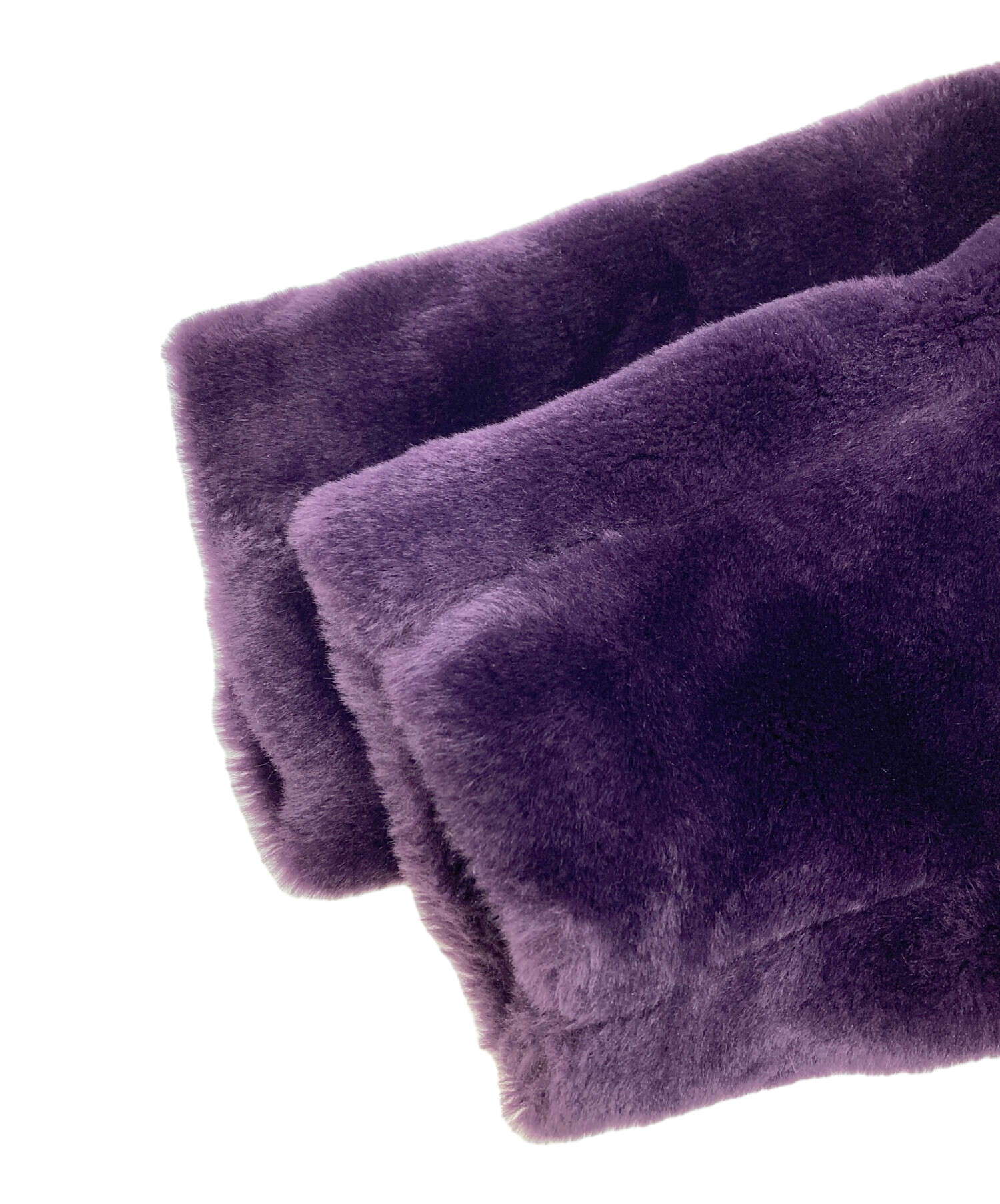 Needlesファーコートパープル 中古・古着通販】Needles (ニードルズ) フェイクファーコート パープル