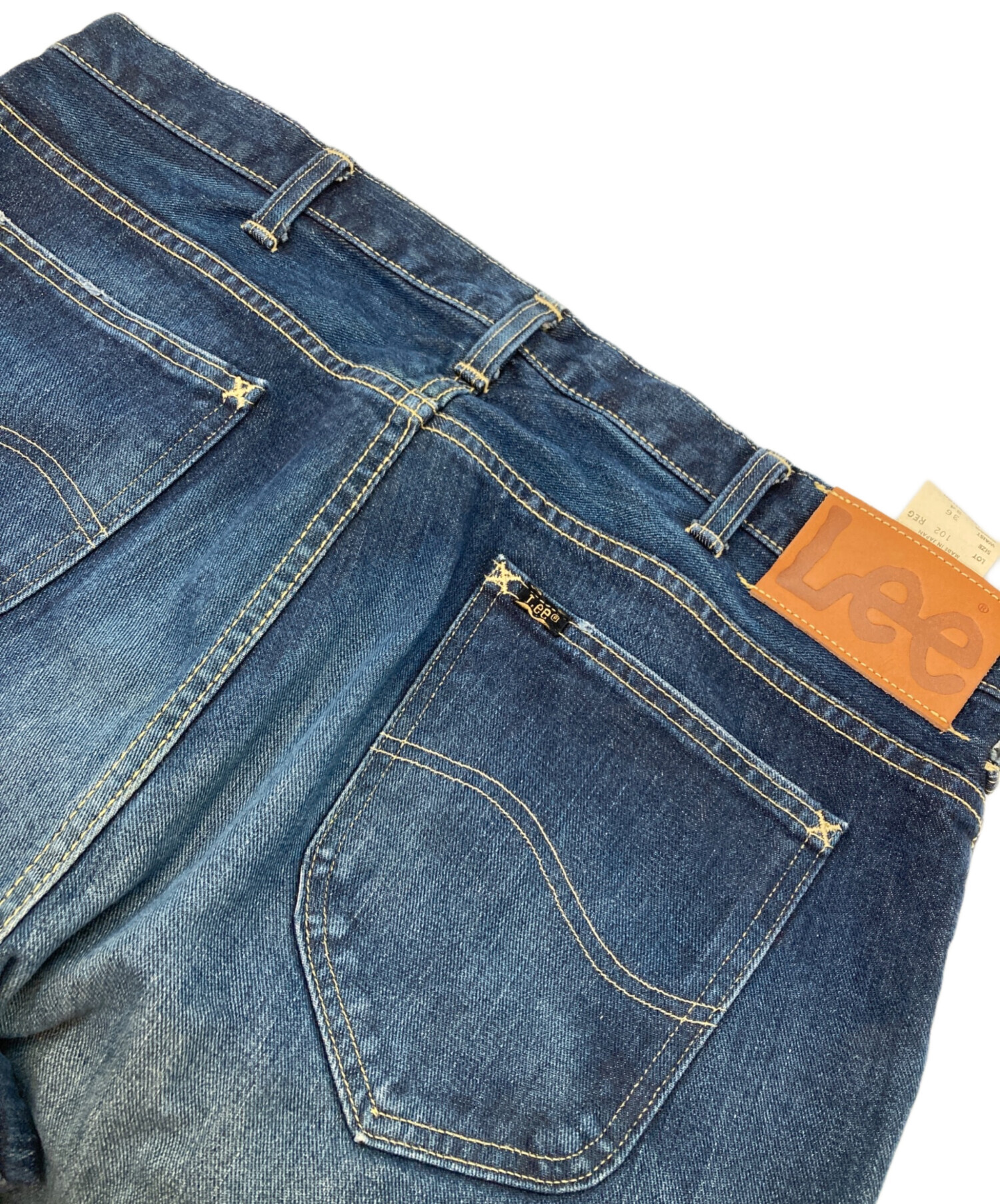 Lee 直営店限定ブーツカット　日本製　未使用デニム　W28 Lee リー 102 BOOTCUT ブーツカット ブラックデニム RIDERS