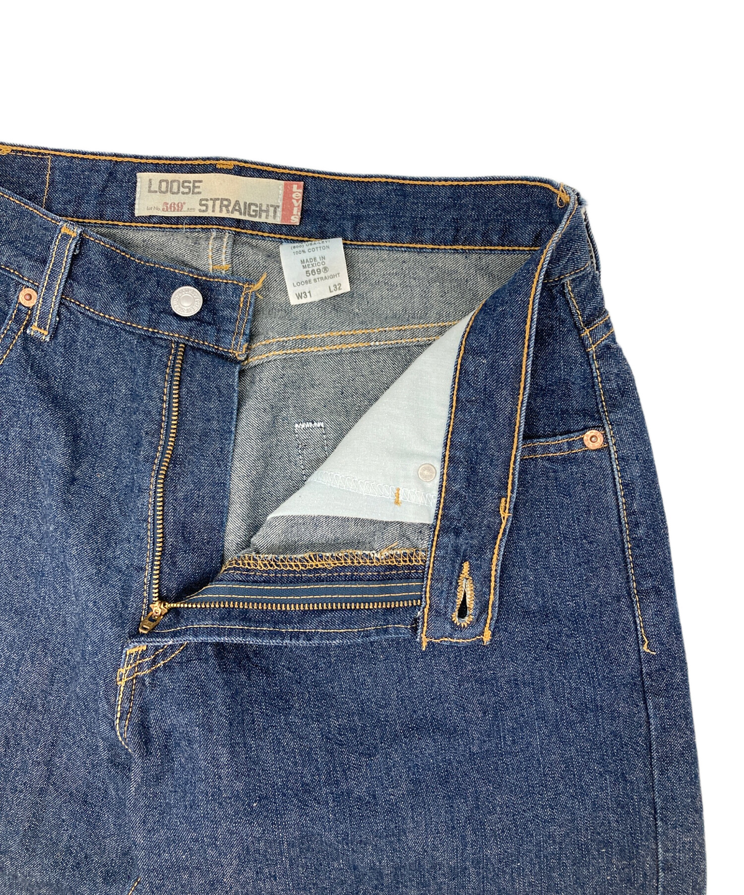 中古・古着通販】LEVI'S (リーバイス) 569デニムパンツ インディゴ